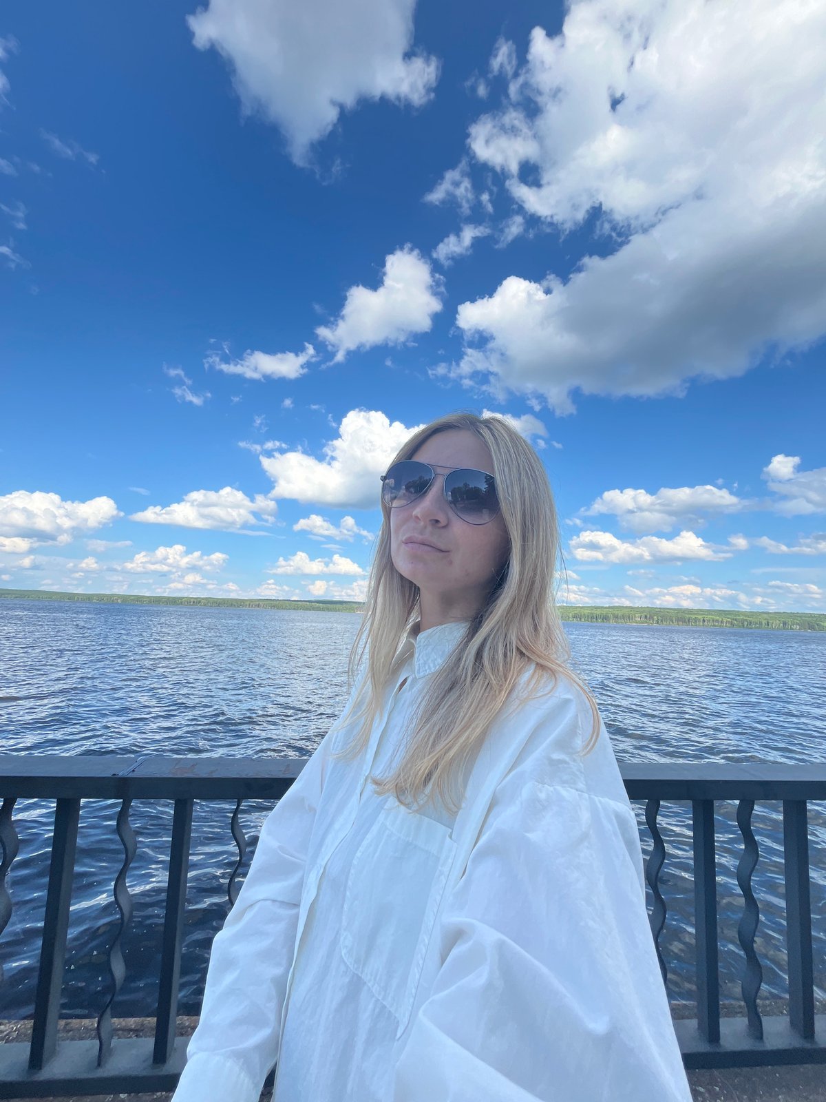 Summer beach day and waterfront event in Chaikovsky, Russia