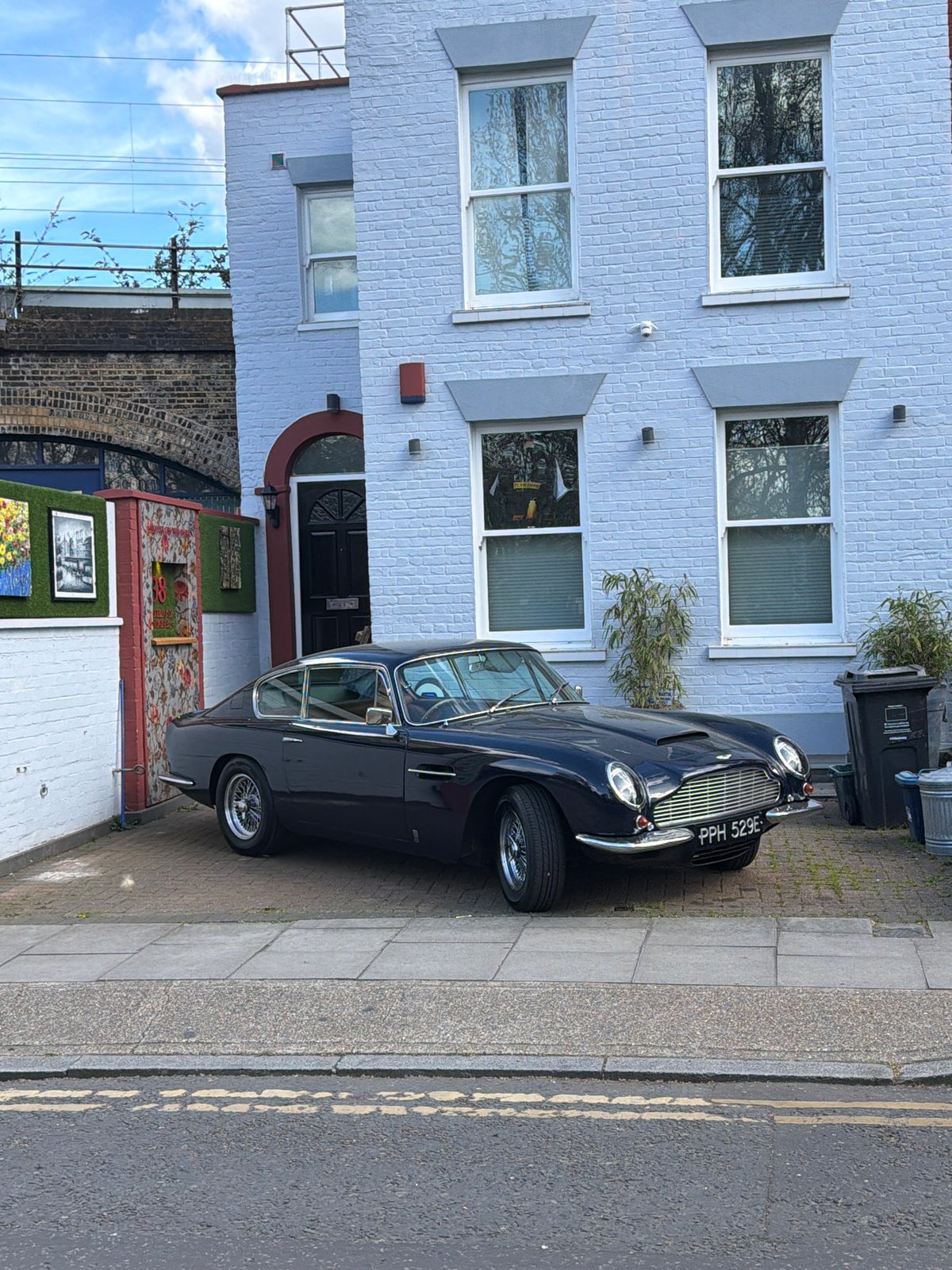 Vintage car spotted parked on London street