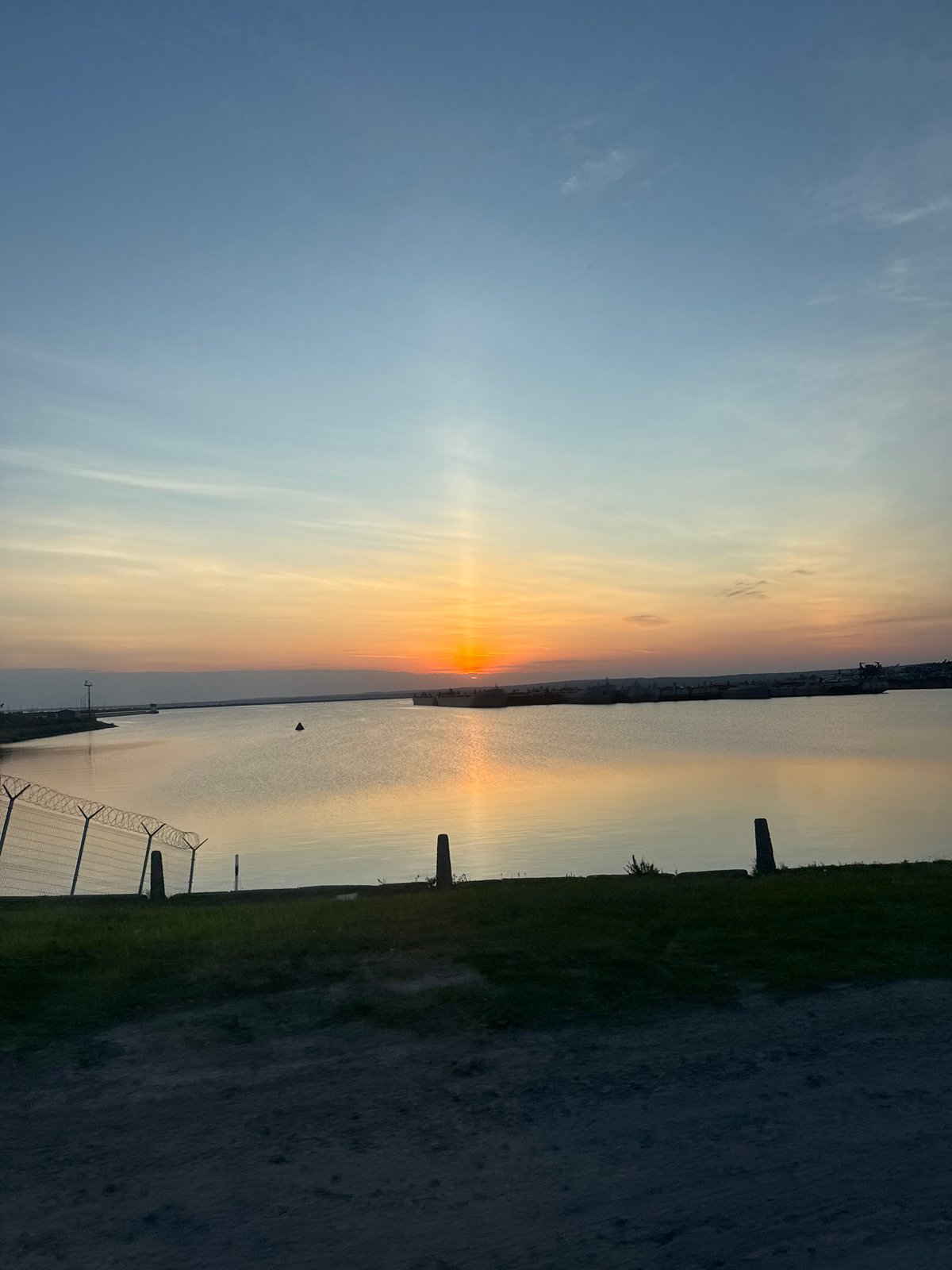 Sunset landscape captured near Chaikovsky, Russia