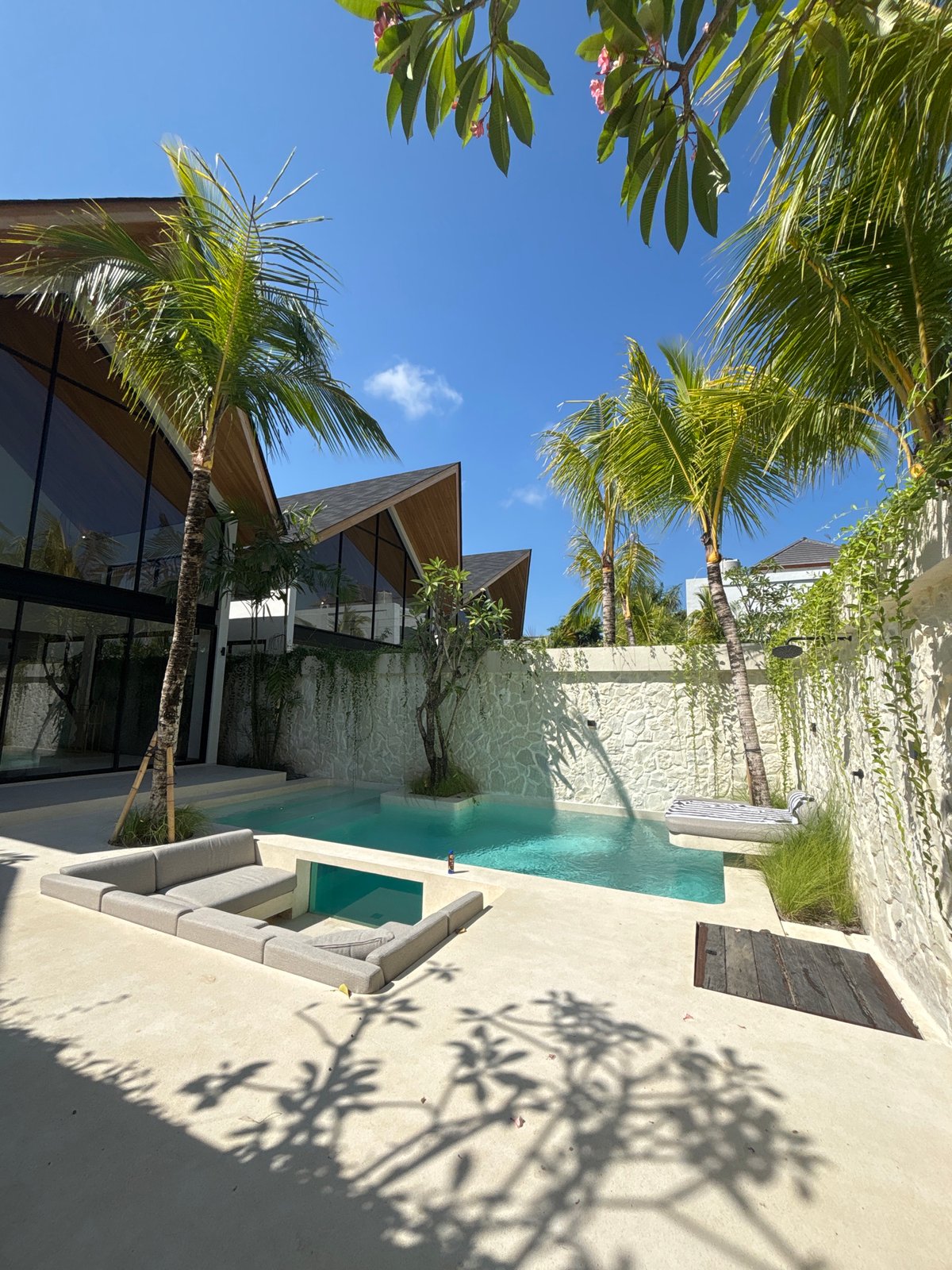 Lazy morning at a modern North Kuta villa with a private pool