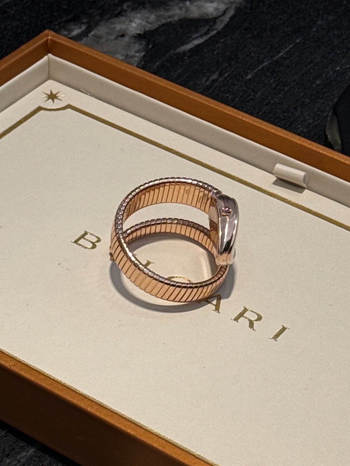 Woman documents luxury shopping experience at Tel-Aviv jewelry boutique