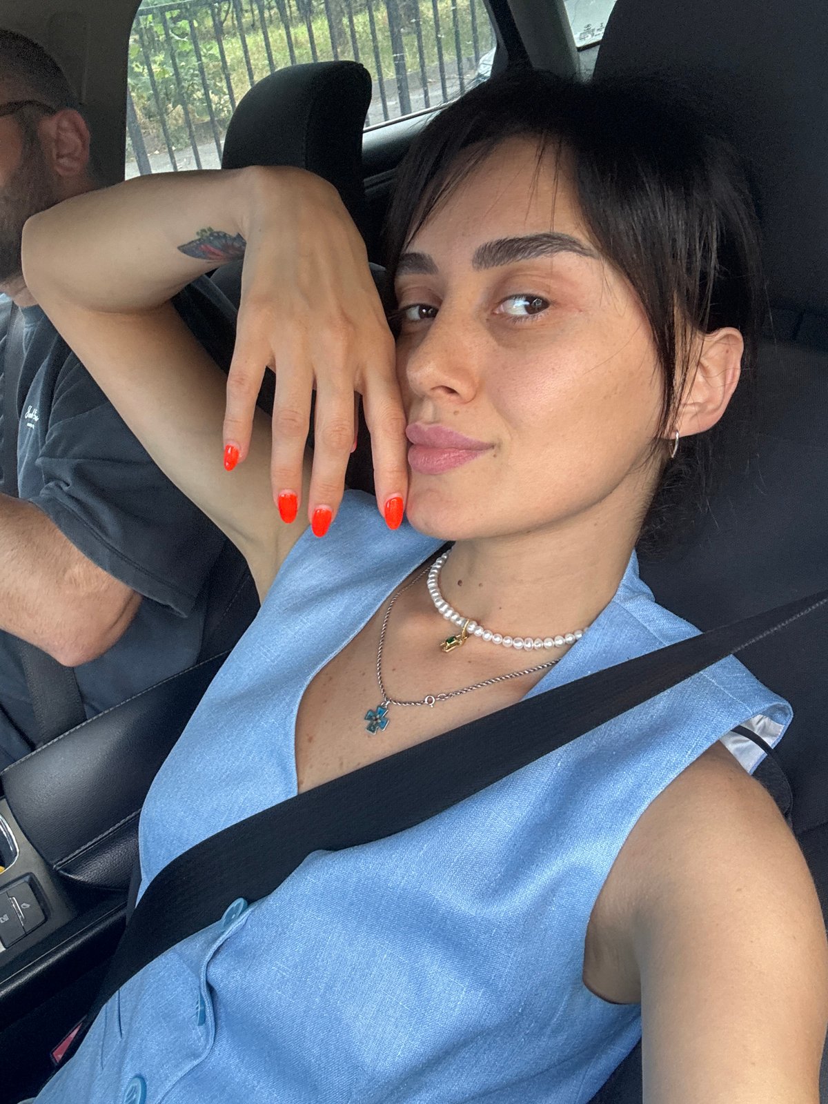 Quick stop somewhere in Tbilisi, selfies and street scenes