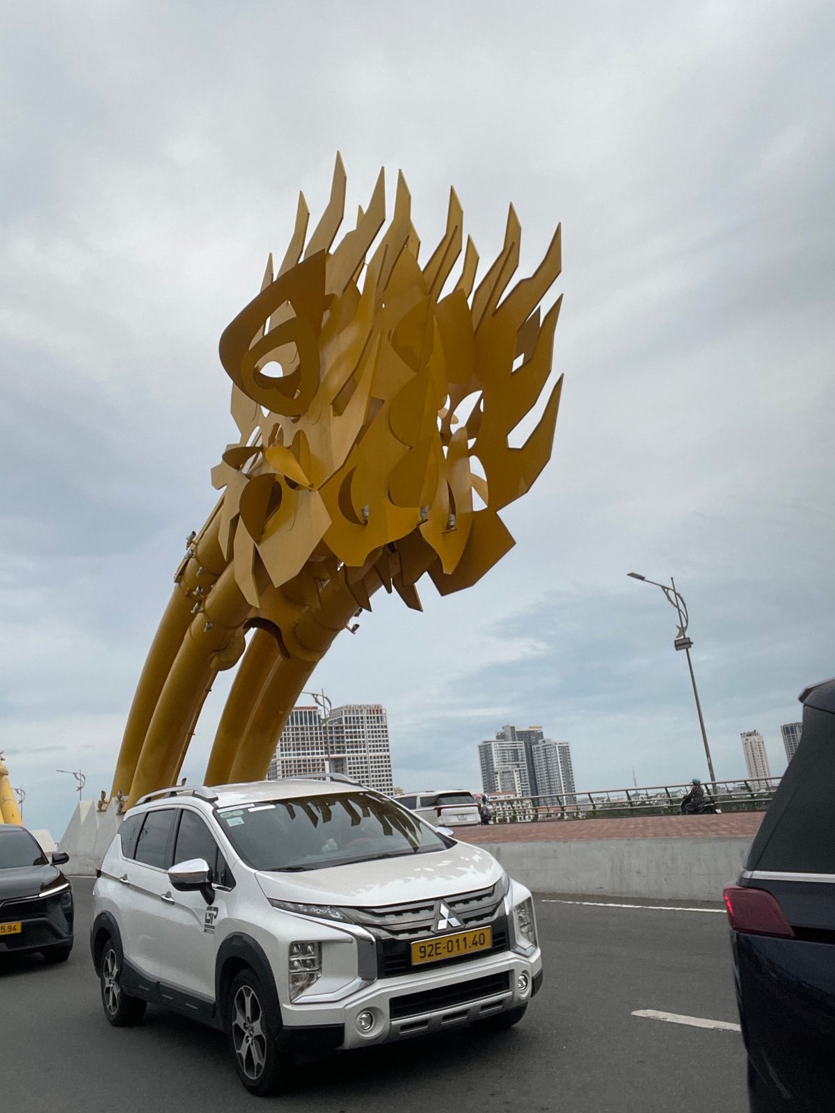 Da Nang's Dragon Bridge from multiple angles