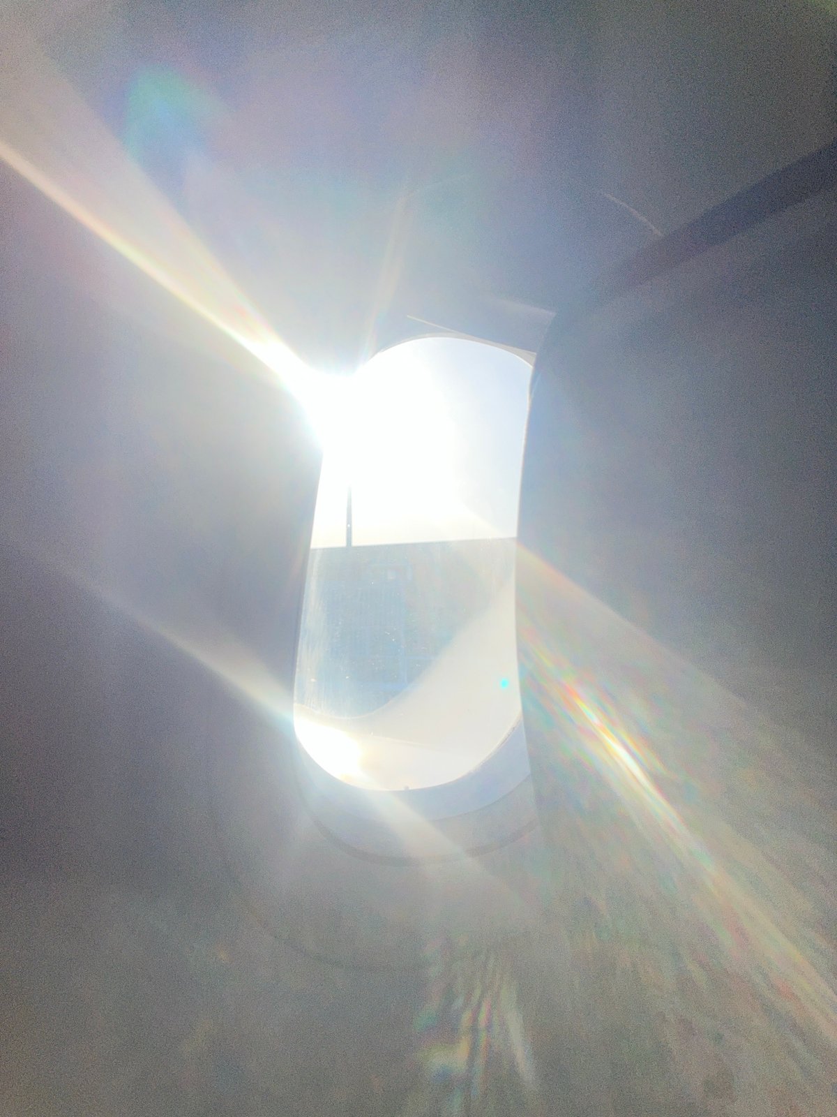 Sunlight streams through window in La Puebla del Río