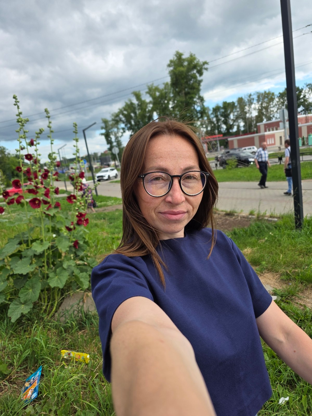 Casual summer afternoon in the parks of Chaikovsky, Russia
