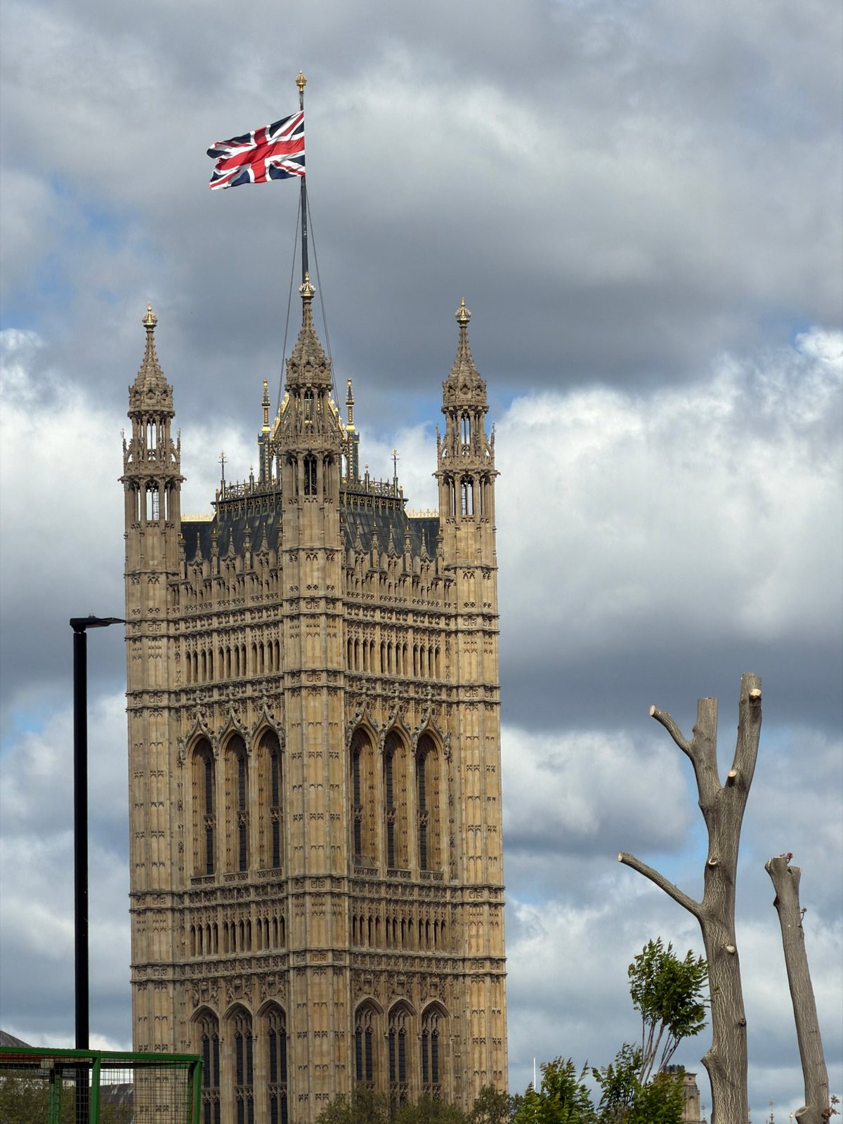 Palace of Westminster photographed in London daylight