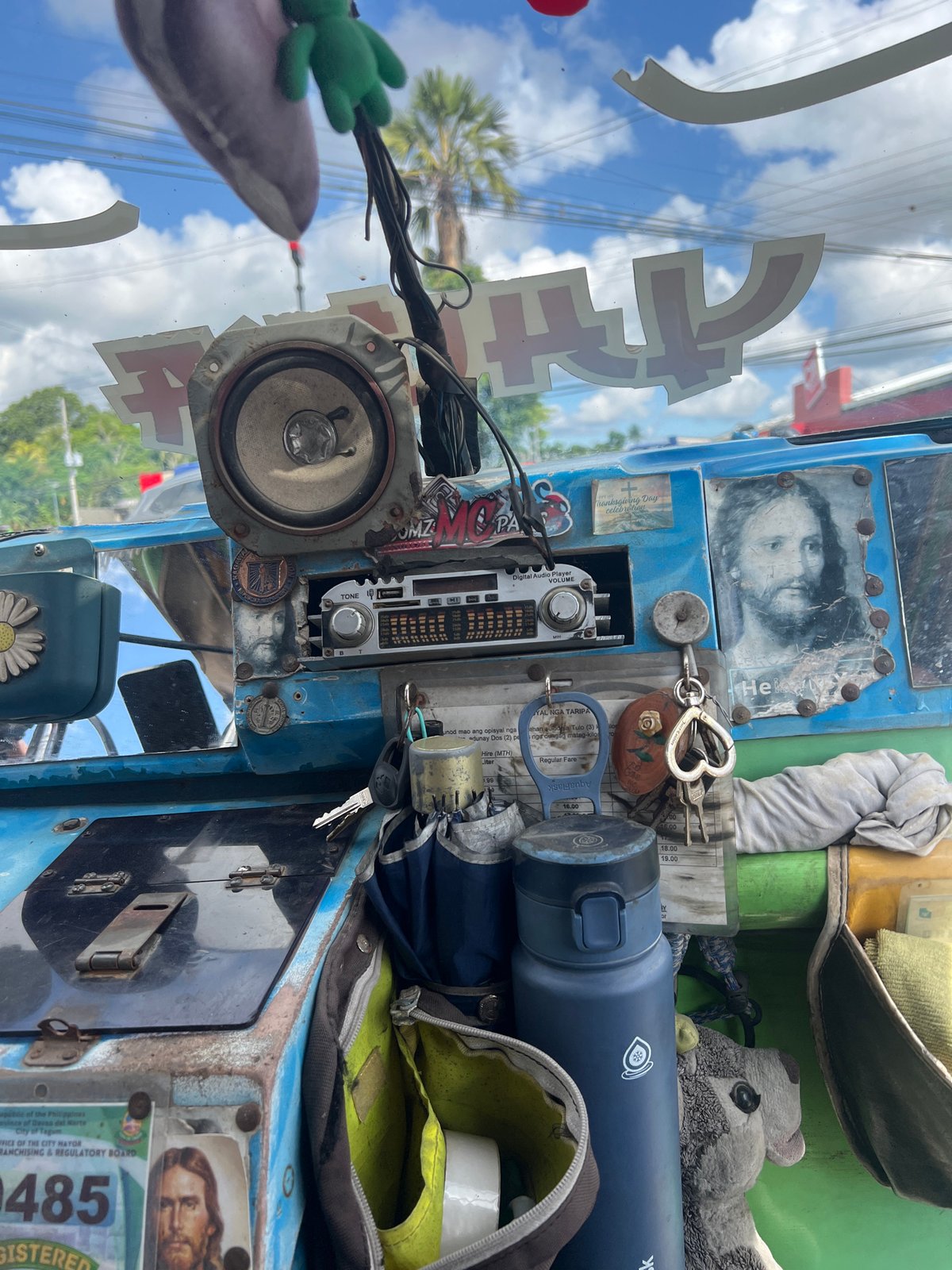 Riding decorated jeepneys and tricycles through Tagum City streets