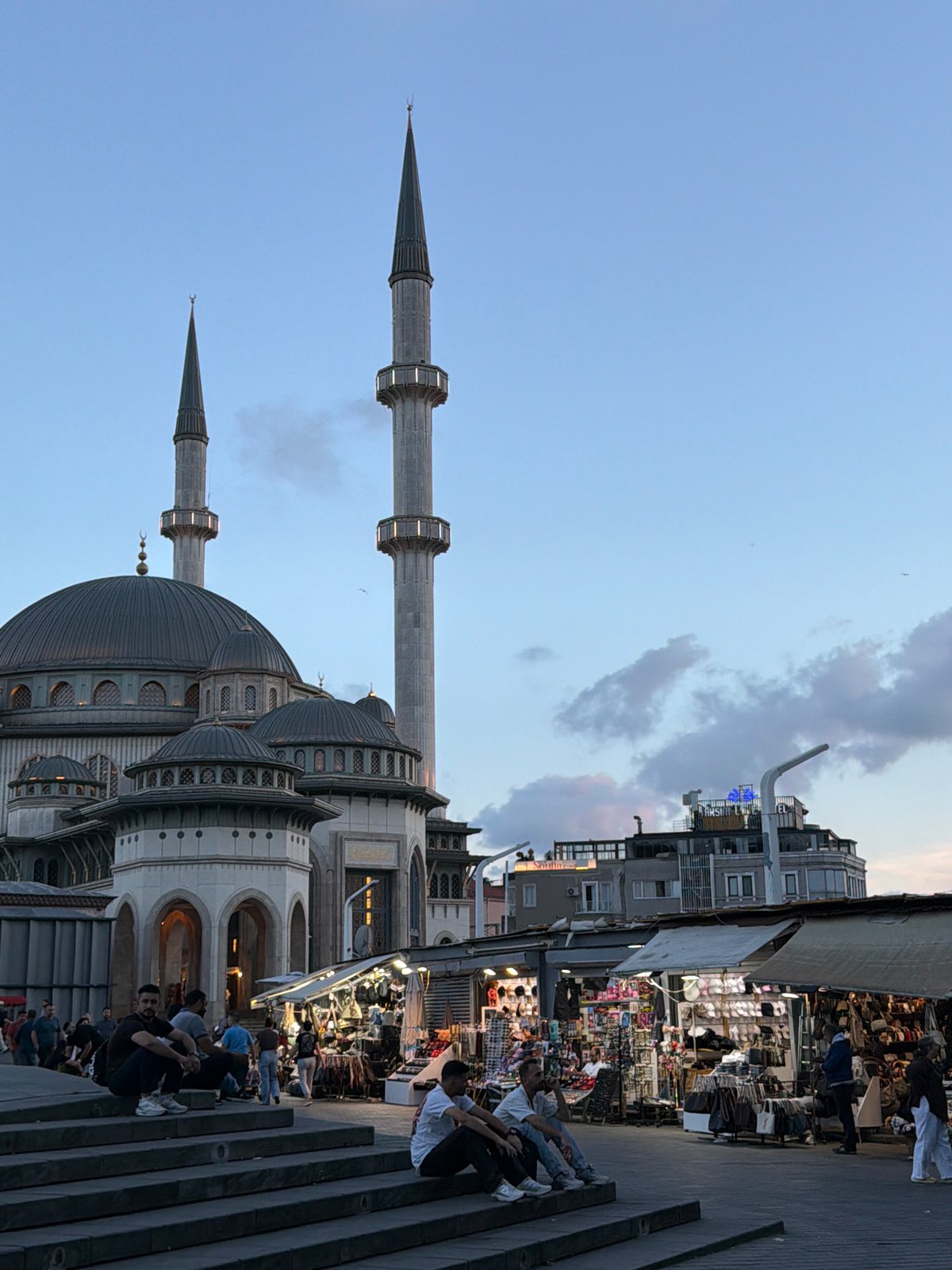 Evening street life documented across Beyoğlu district, Istanbul