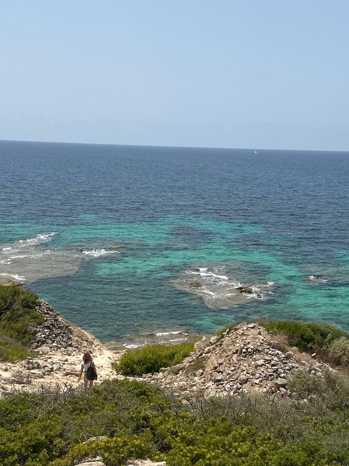 Rocky coastal exploring along Mallorca's southern shore