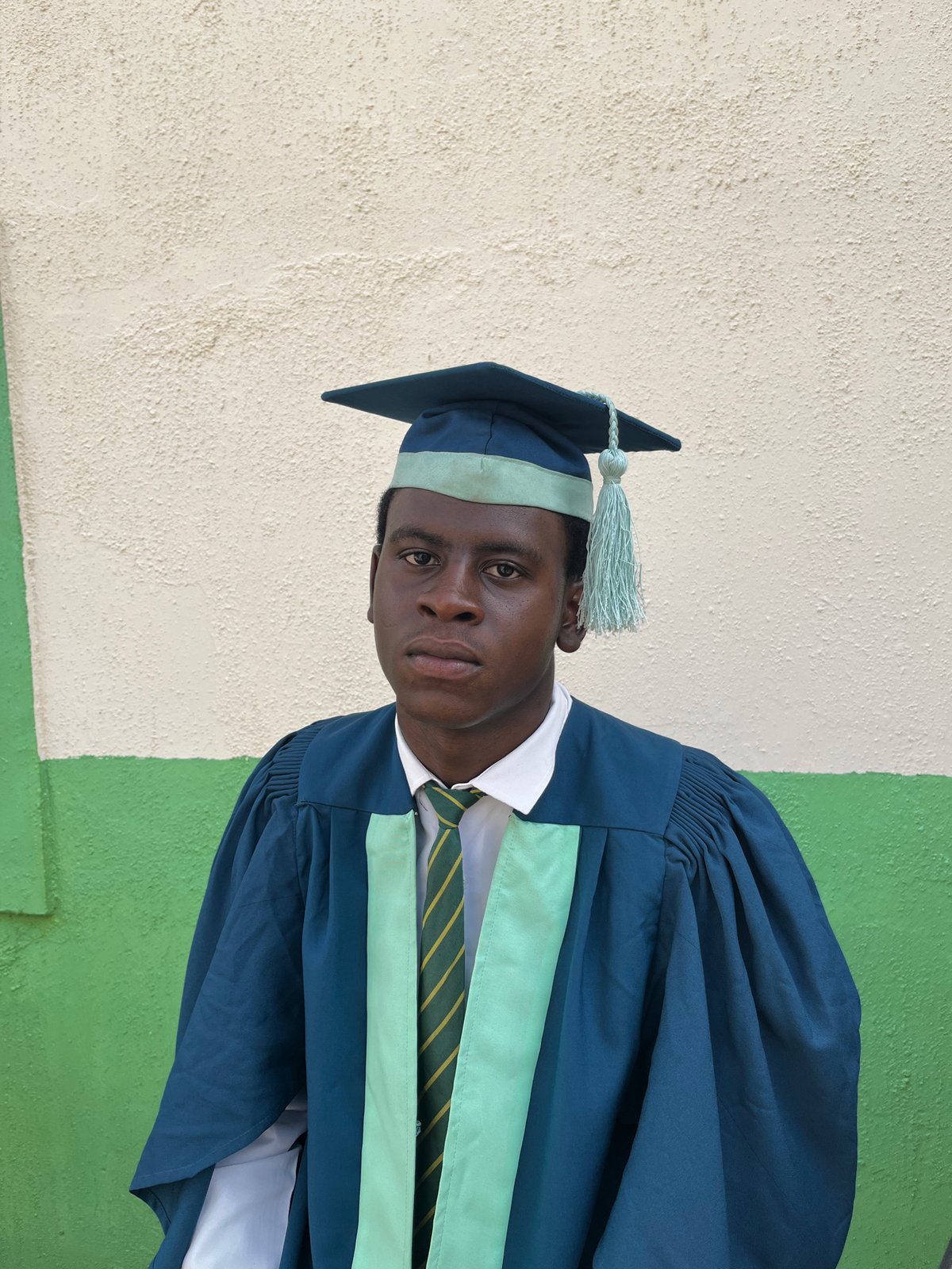 Graduate celebrates commencement ceremony in Jos, Nigeria