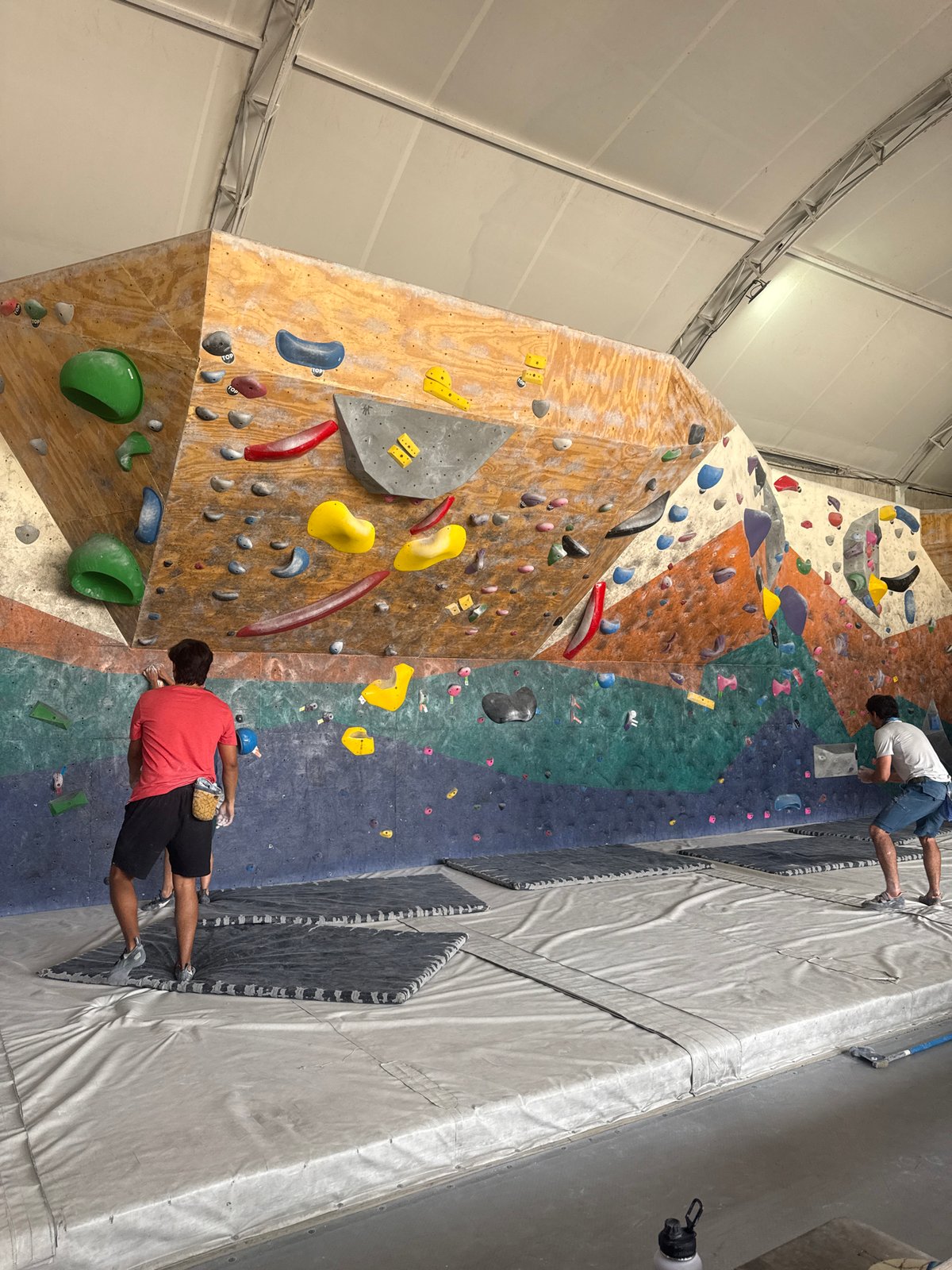 Evening activities documented at climbing gym and nursery in Mexico