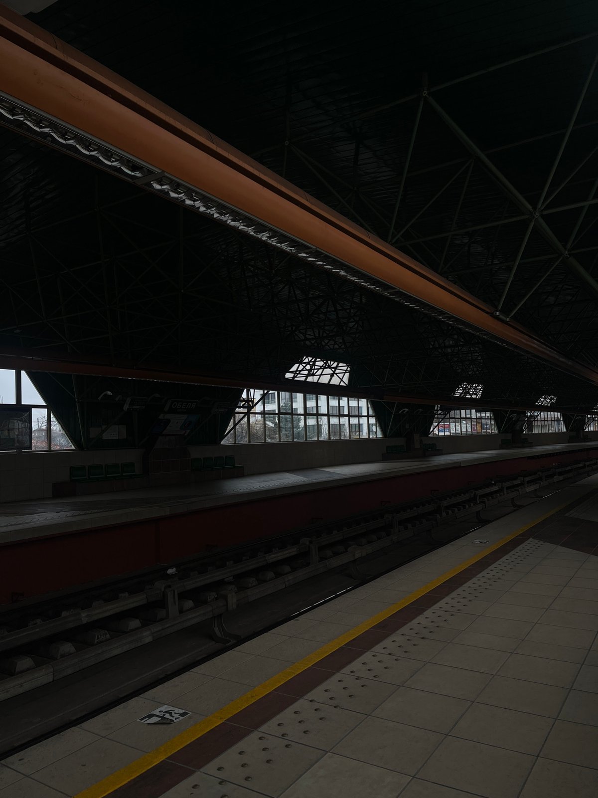 Morning metro commute documented across multiple Sofia subway stations