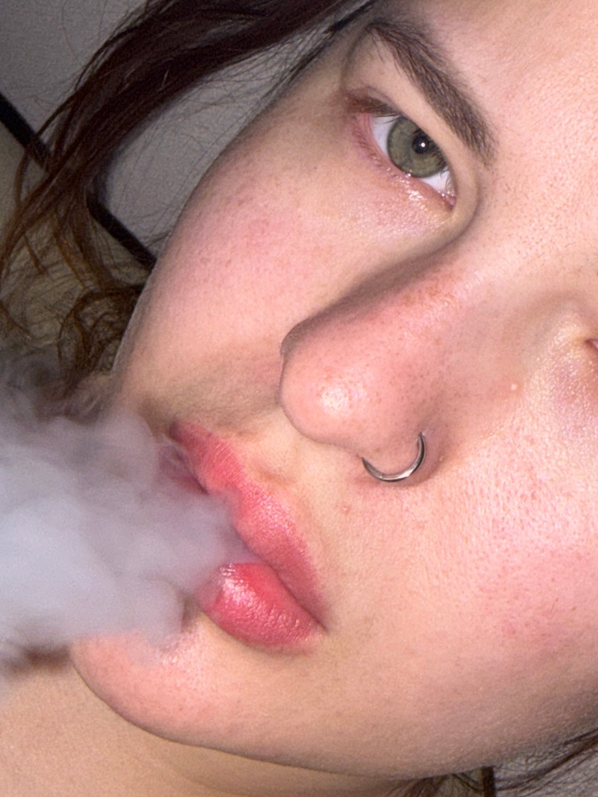 Multiple people vaping captured in close-up images