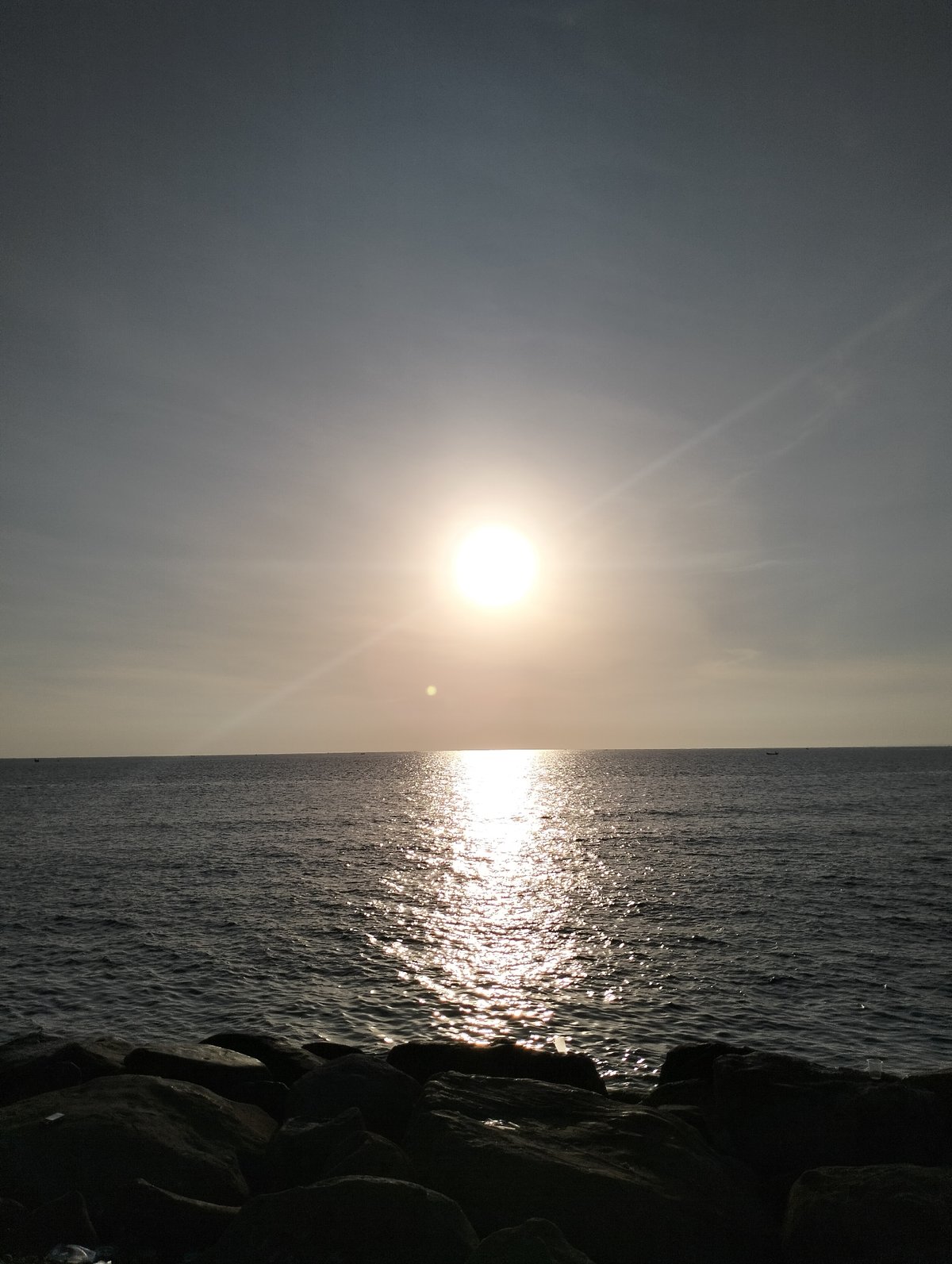 Daylight ocean views captured in Lhokseumawe, Indonesia