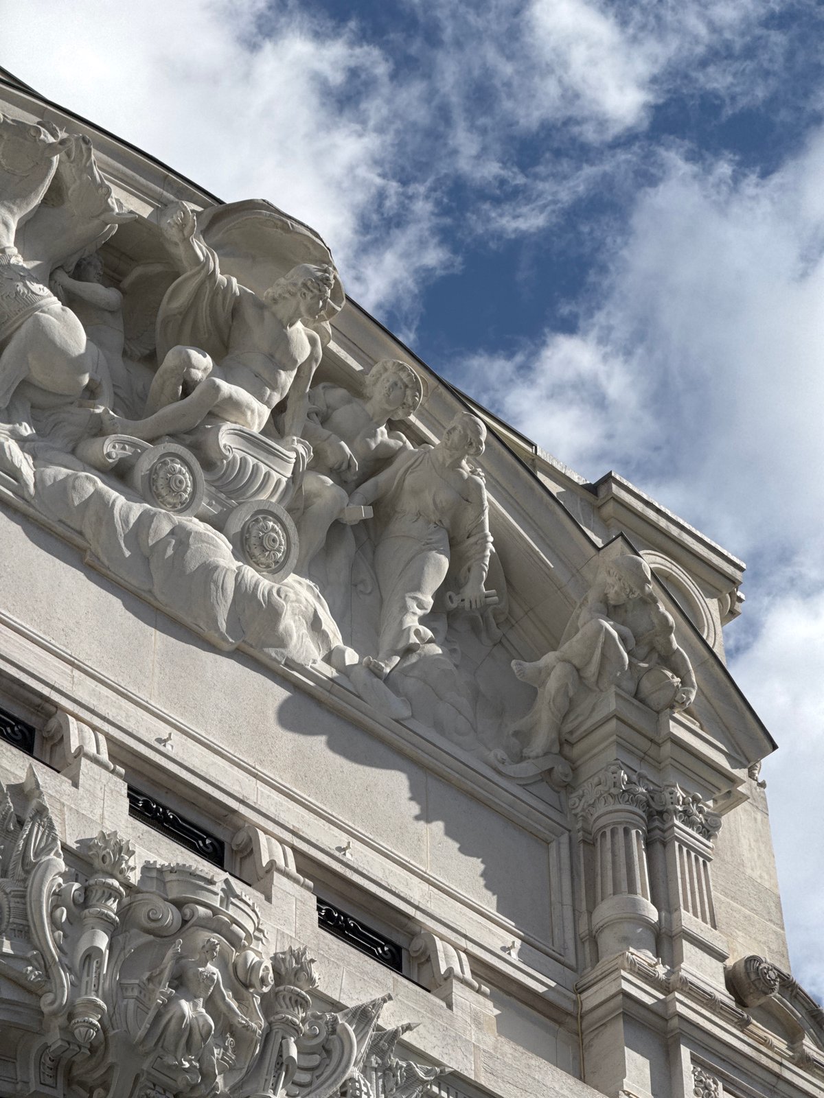 Champs-Élysées architecture and street life documented in Paris