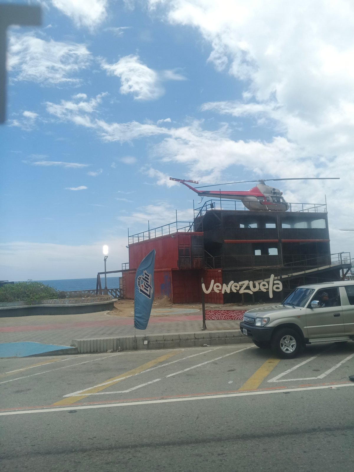 Coastal road scenes captured in Macuto-La Guaira, Venezuela