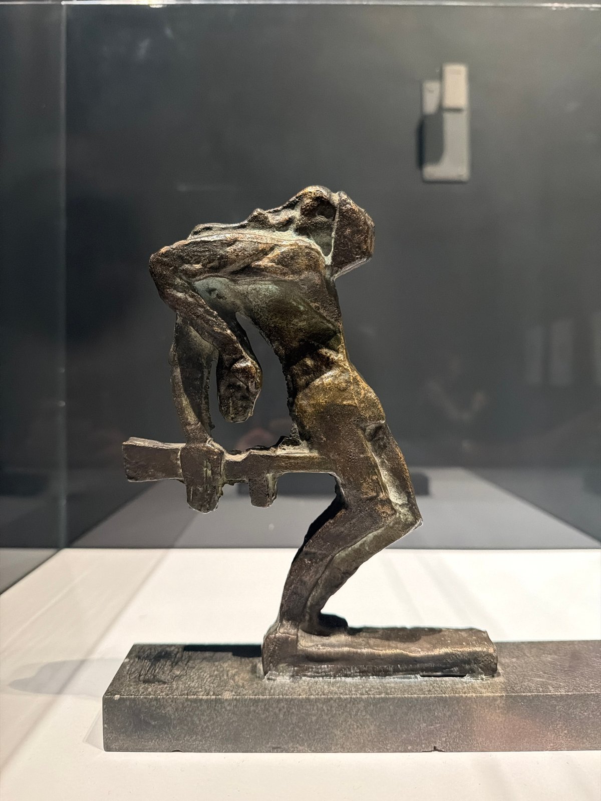 Artwork viewing documented at Moscow's Kolodzei Art Foundation