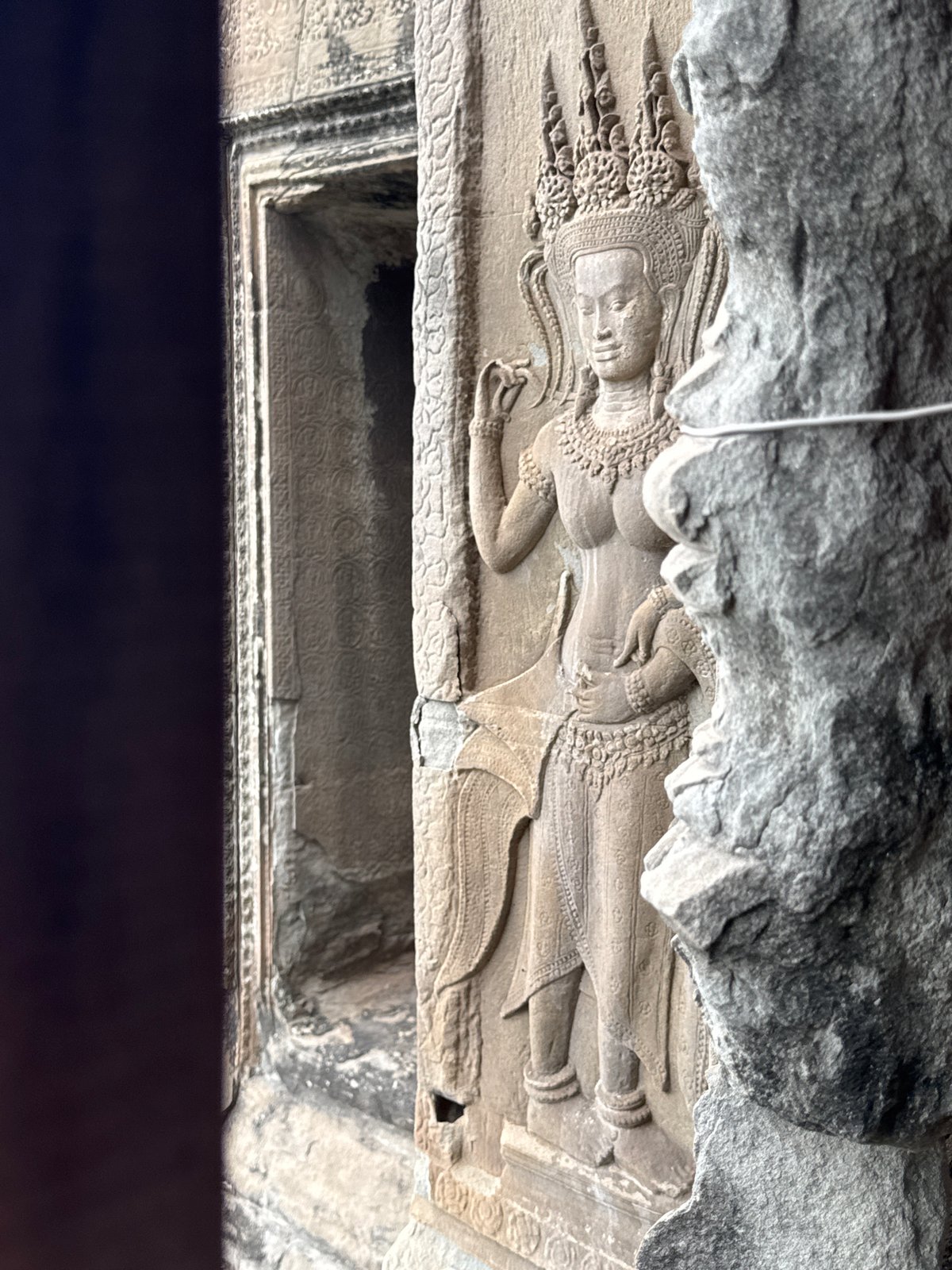 Pre-dawn visitor documents ancient Angkor temples in Cambodia