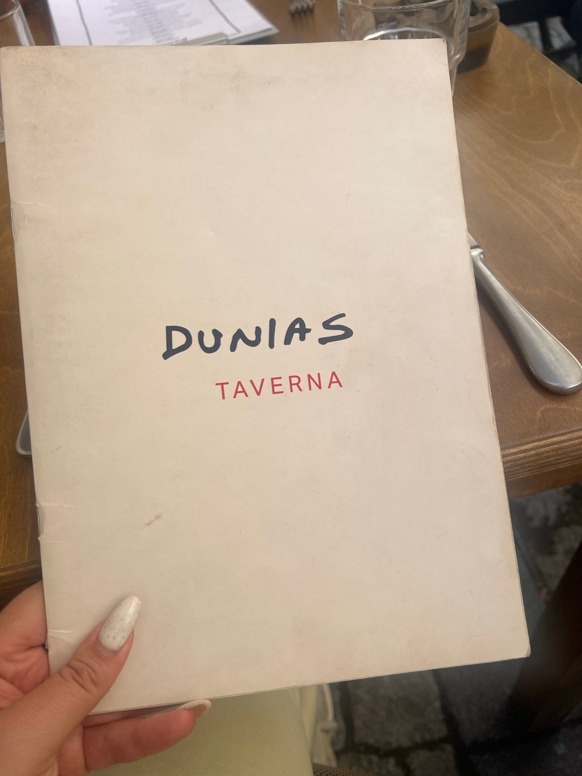 Lunch documentation at Dunia's Taverna, Plovdiv, Bulgaria