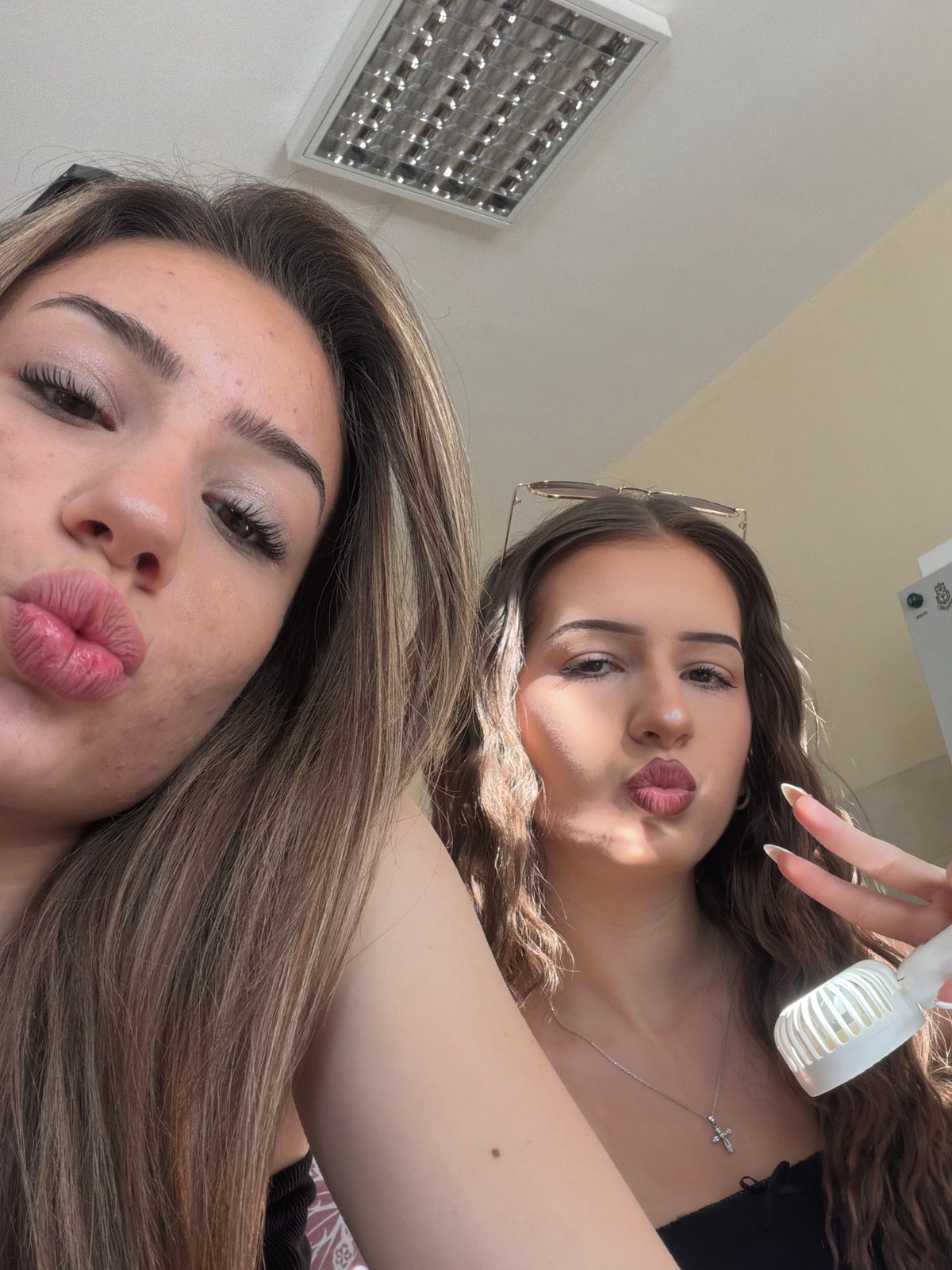 Morning selfie session with friends in Shumen, Bulgaria