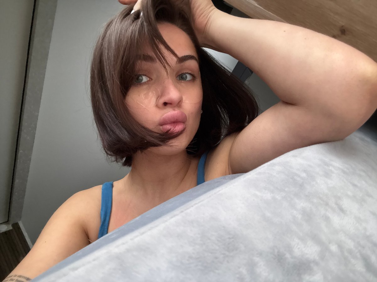 Woman documented during personal routine in Лобаново, Russia