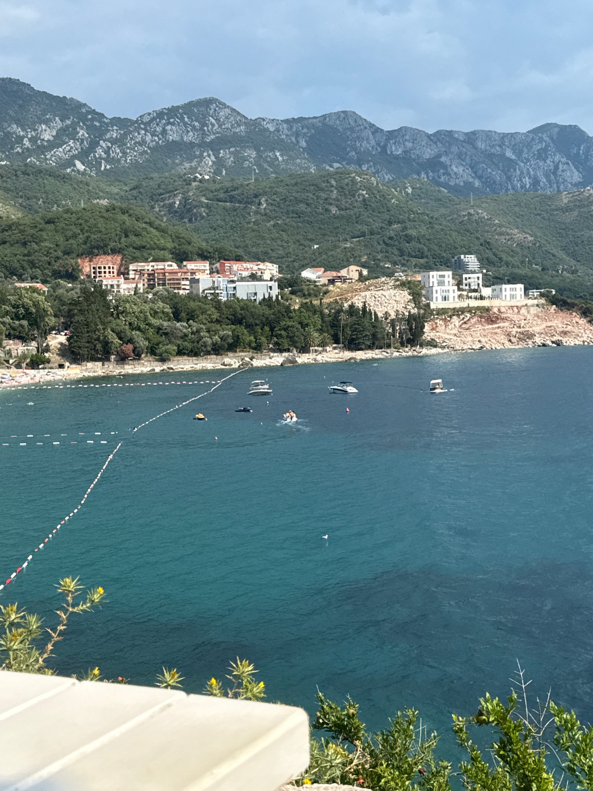 Lazy summer afternoon on the Montenegrin Adriatic coast