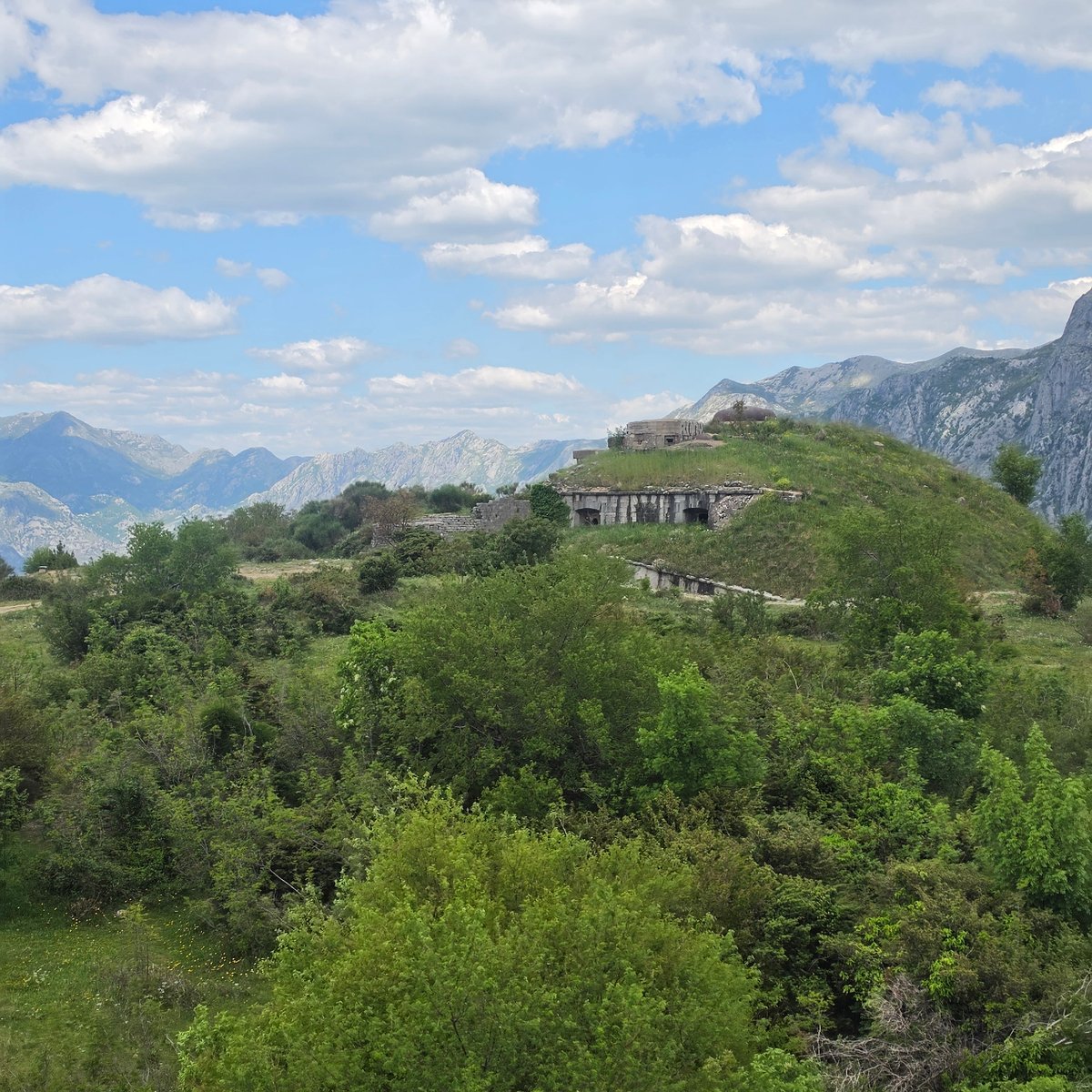Cable car journey documented through Montenegro's coastal mountains