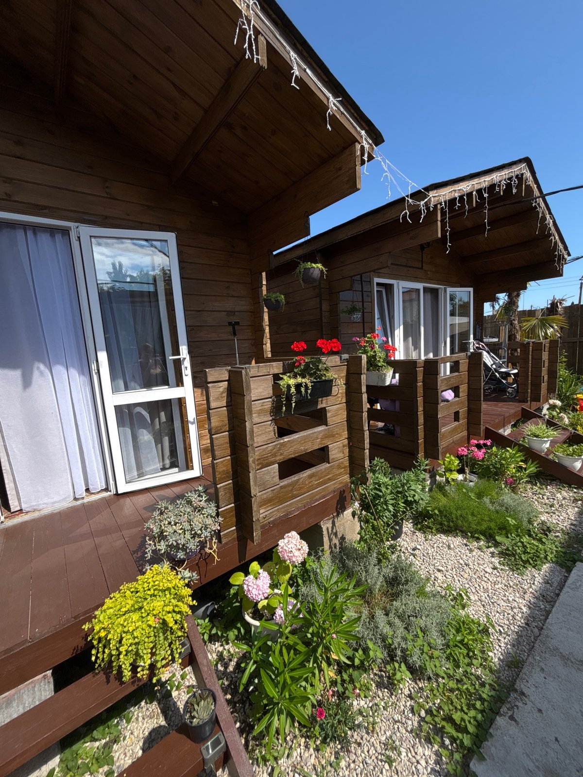 Rustic bohemian guesthouse grounds in Gudauta, Abkhazia