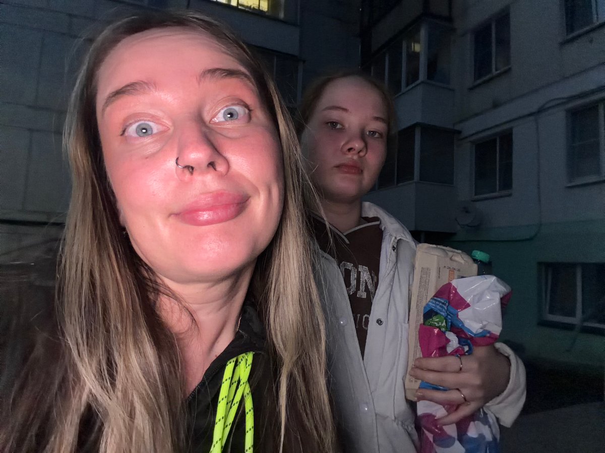 Women photographed in casual moments across Chaikovsky, Russia