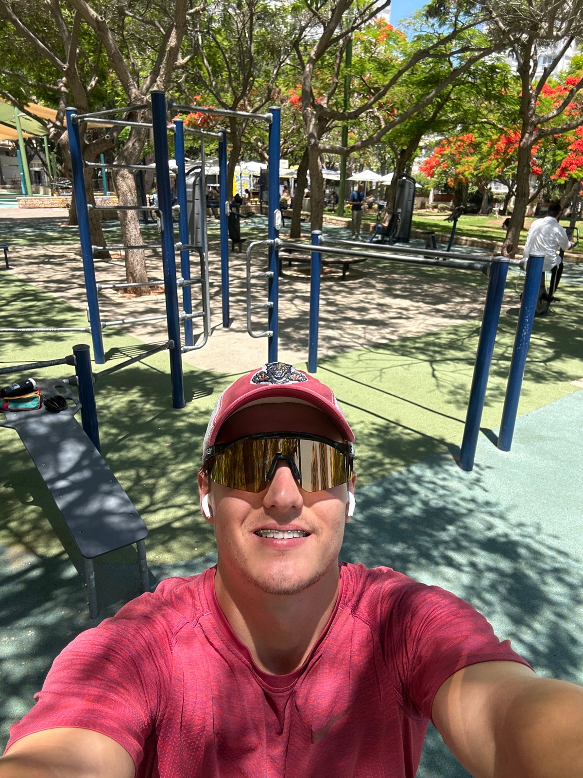 Morning hang at a Ramat Gan park with wildlife and water features