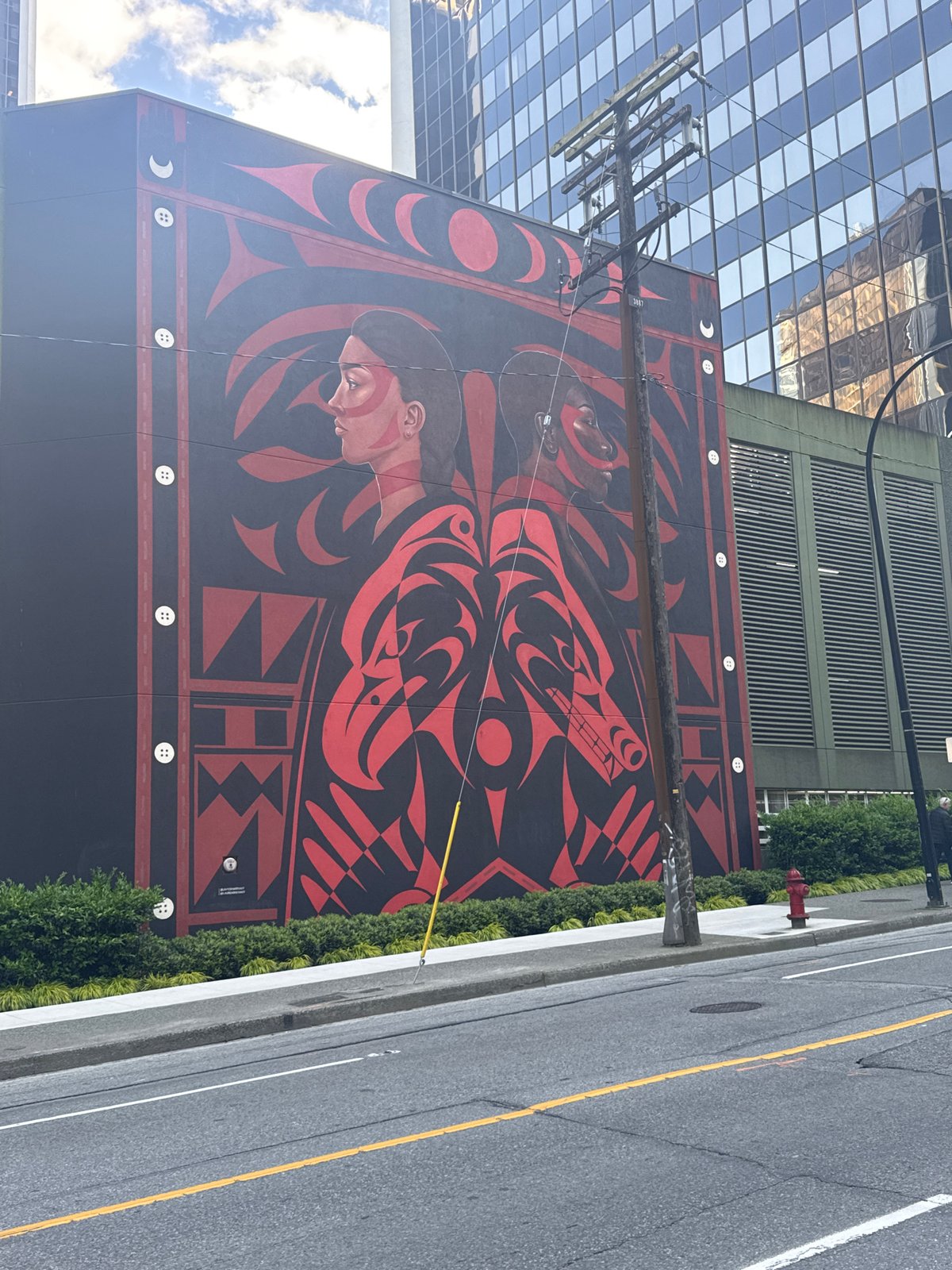 Downtown Vancouver streetscape documented in early morning walkabout