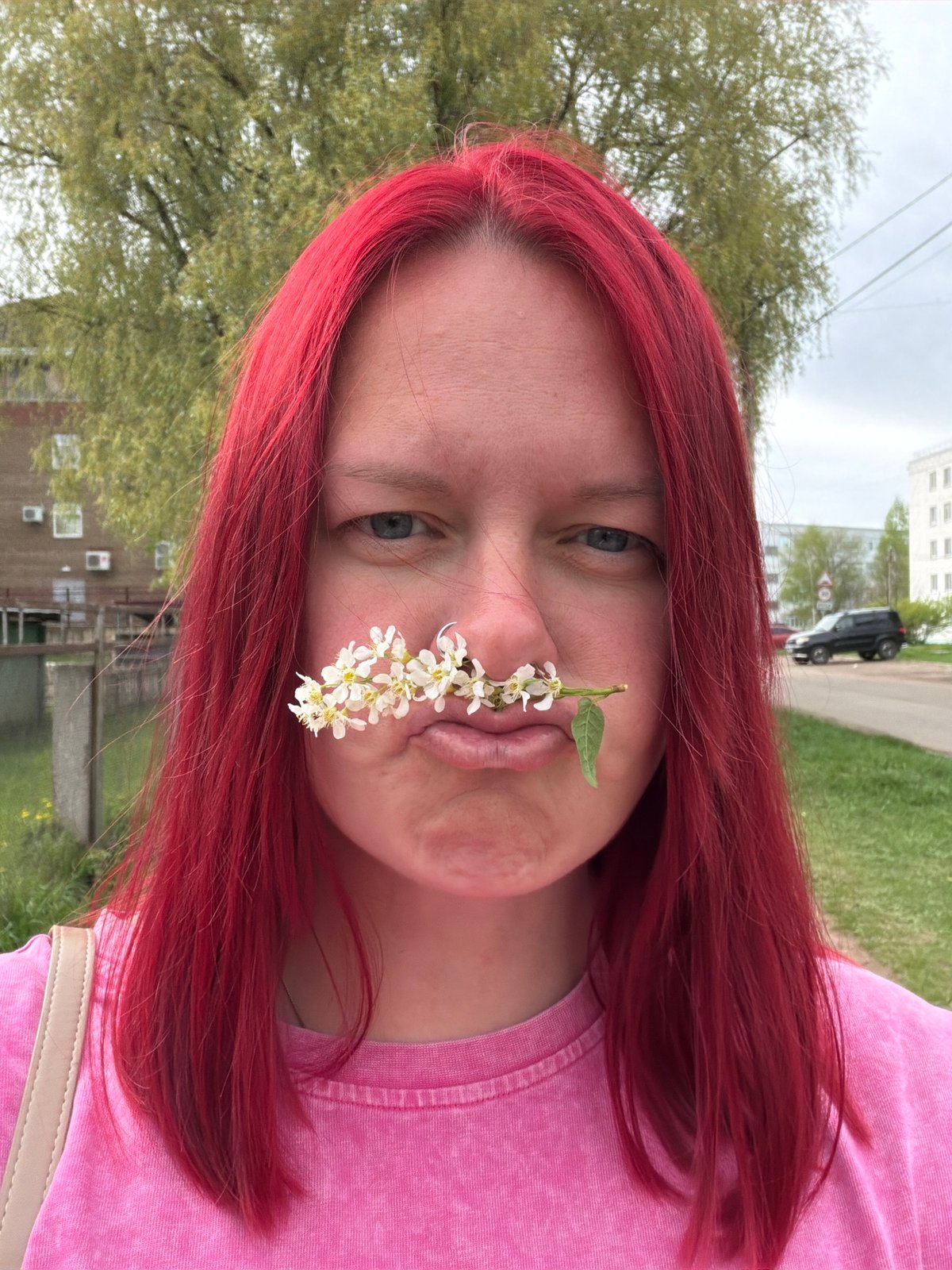 Beauty treatments and spring blossoms captured in Chaikovsky, Russia
