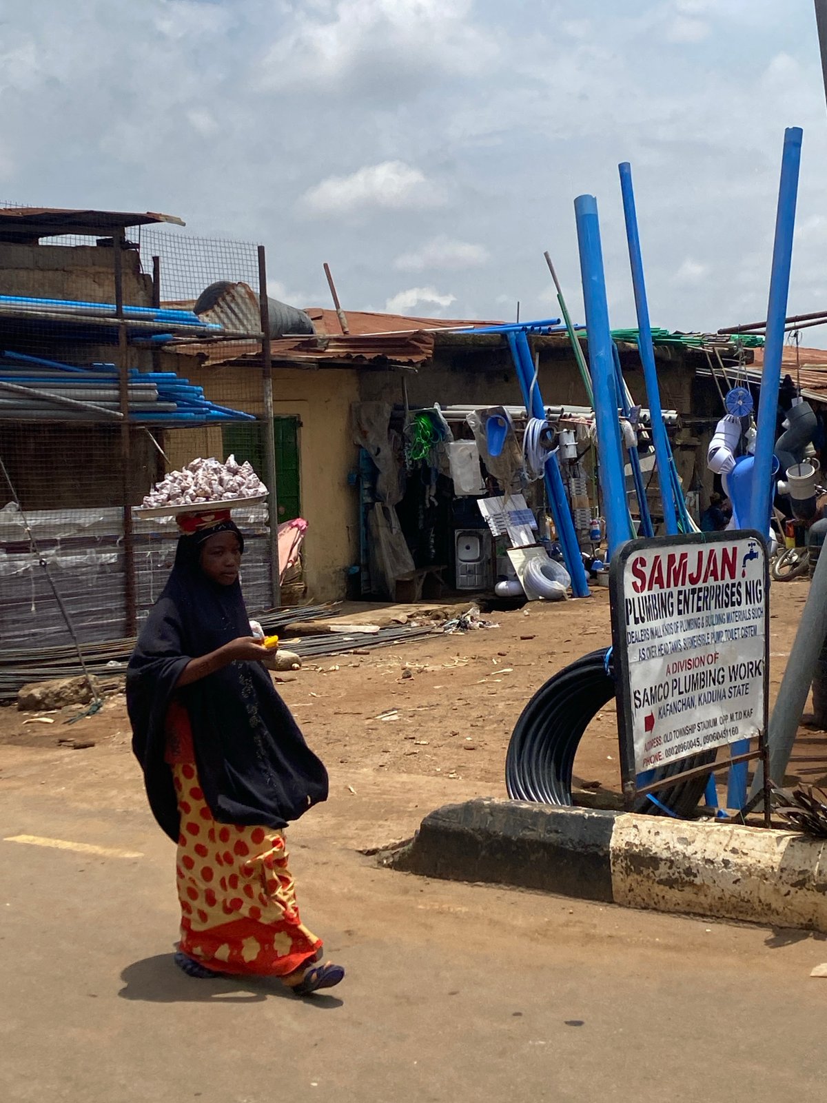 Daily street life documented in Kafanchan B, Nigeria