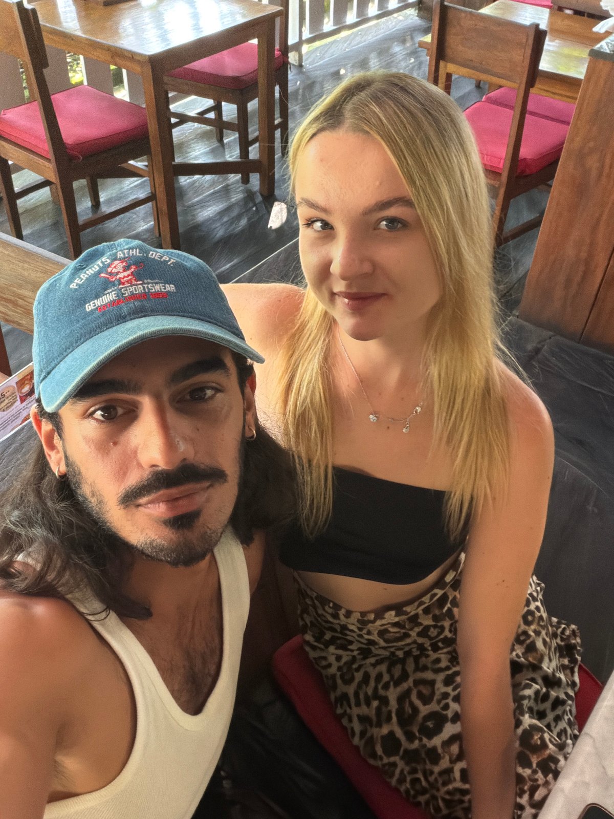 Couple shares late-night breakfast at North Kuta restaurant