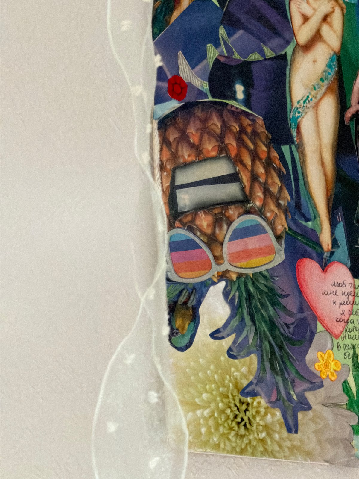 Moscow resident catalogs personal belongings in early morning documentation session