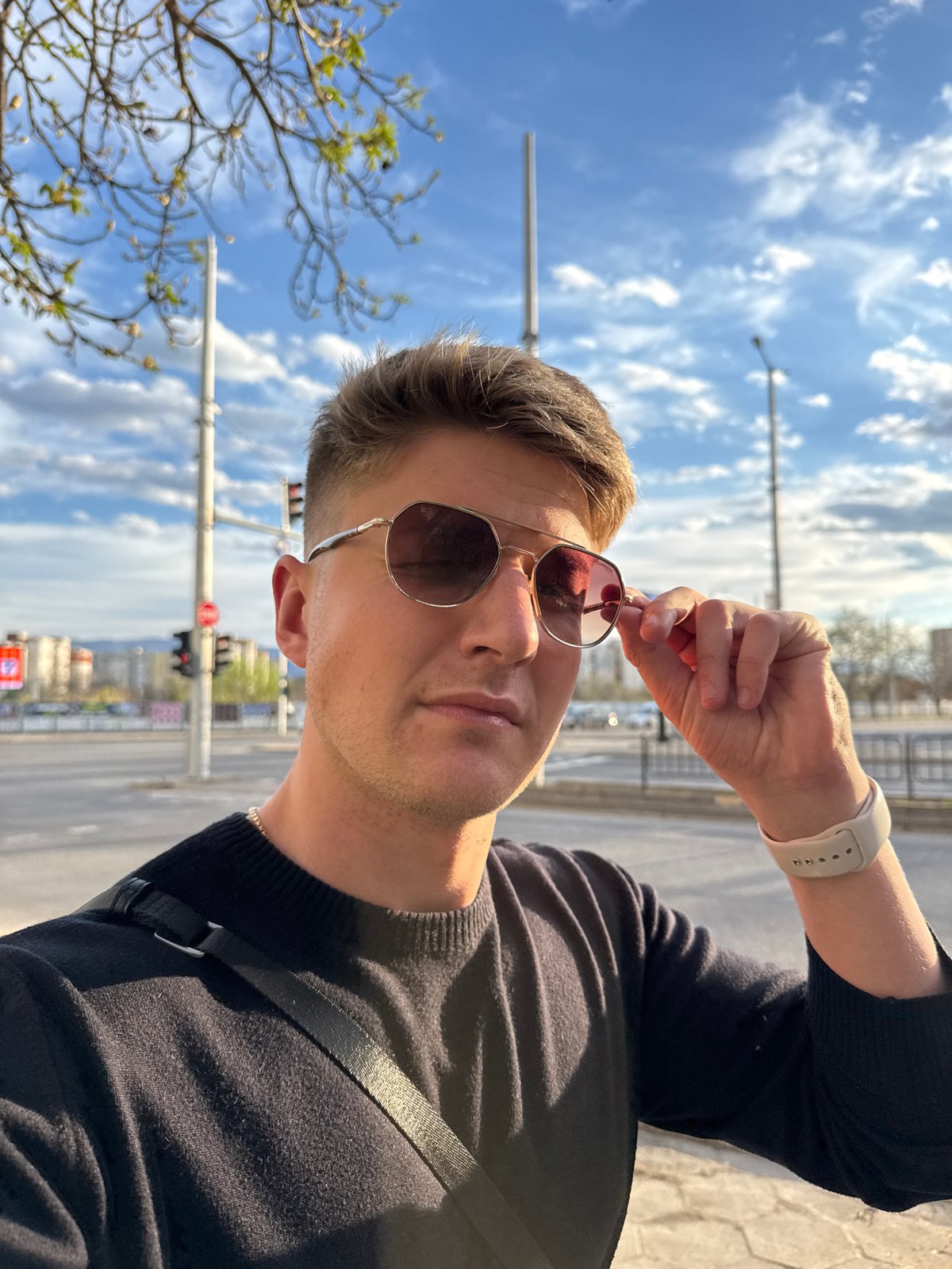 Man documented during afternoon activities across Plovdiv, Bulgaria