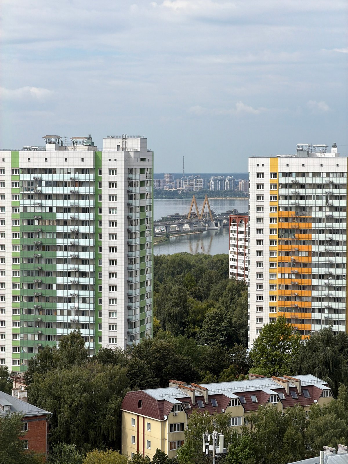 Arriving in Kazan: city views and a hotel room check-in