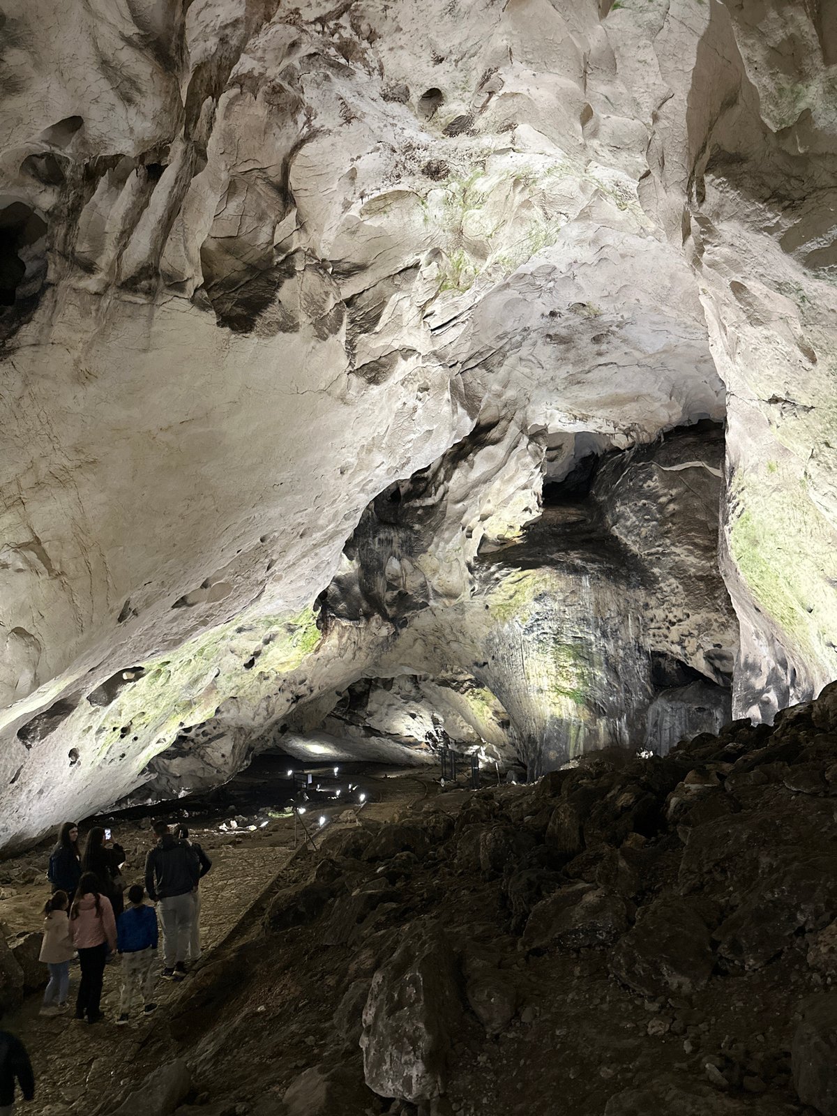 Cave interior documented in Raianovtsi, Bulgaria shows varied rock formations