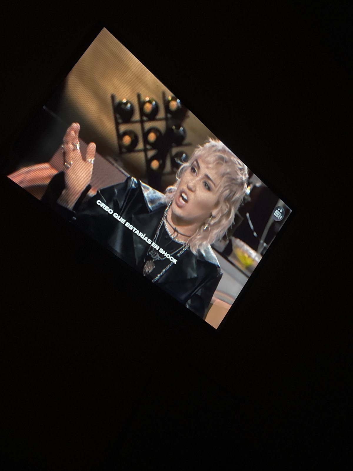 Morning TV broadcasts feature blonde performers in Buenos Aires