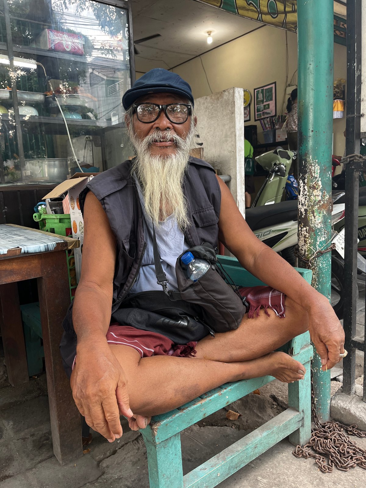 Late night observations capture daily life in Kuta
