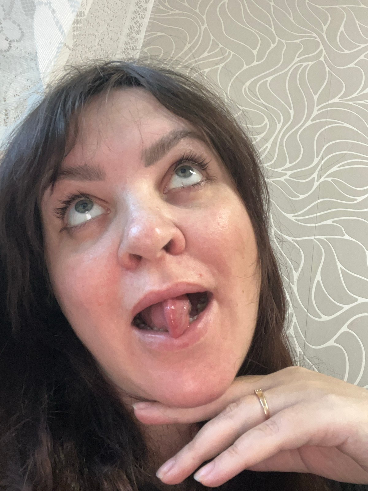 Woman photographed in domestic settings in Perm, Russia