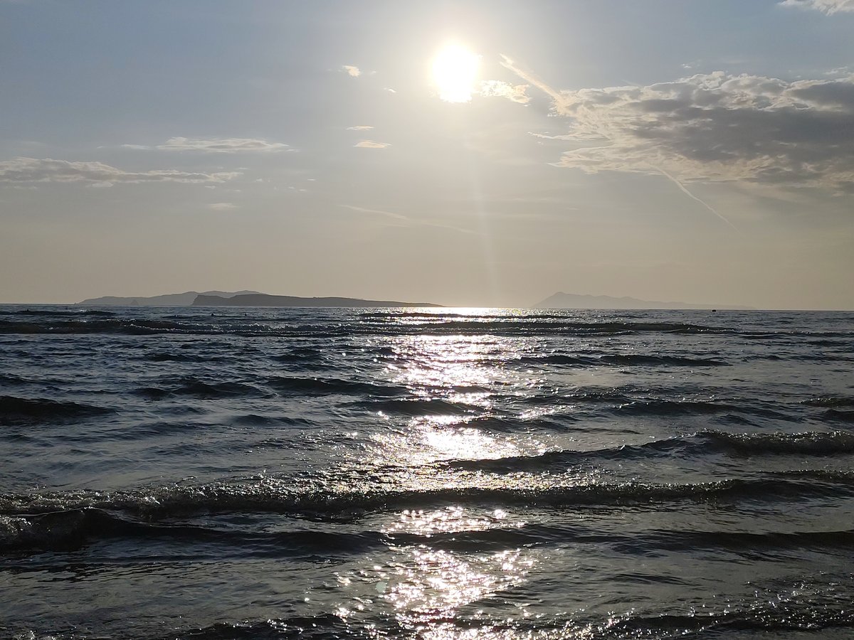 Serene afternoon captured at Agios Stefanos beach, Greece