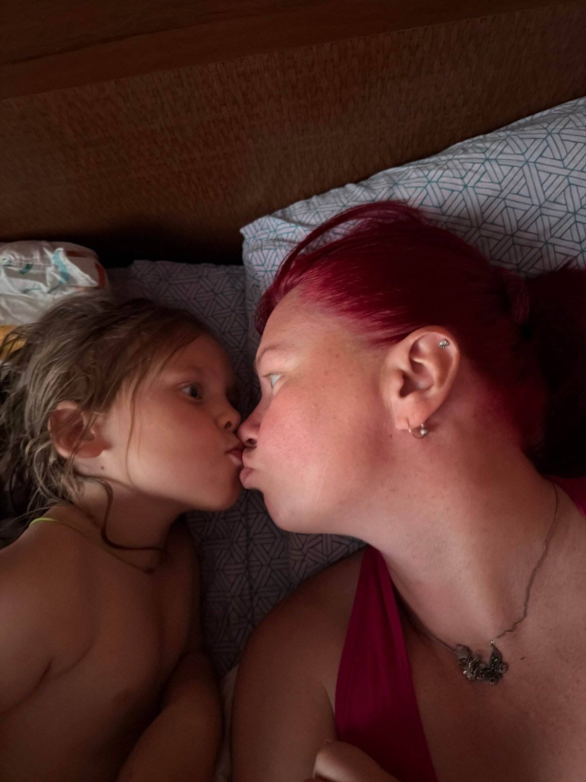 Orange-haired resident documents afternoon life in Chaikovsky, Russia