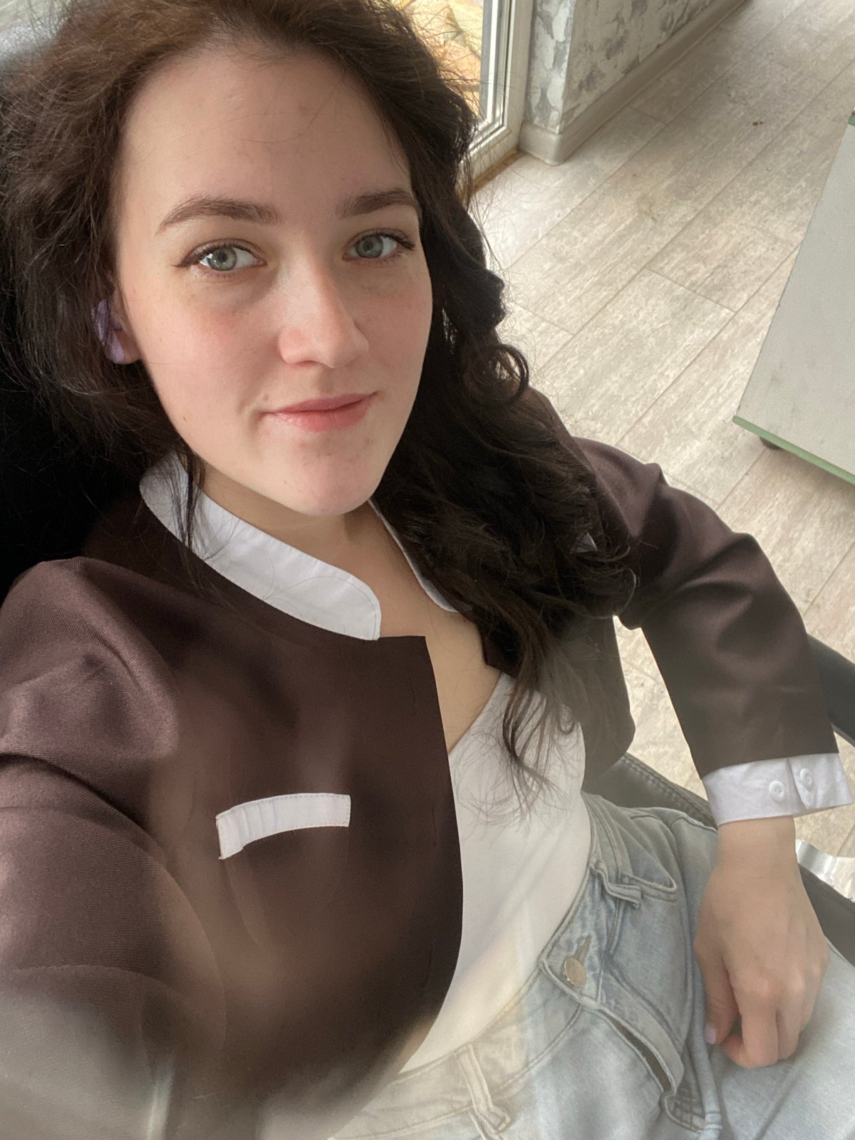 Woman spotted in vehicle in Chaikovsky, Russia early morning