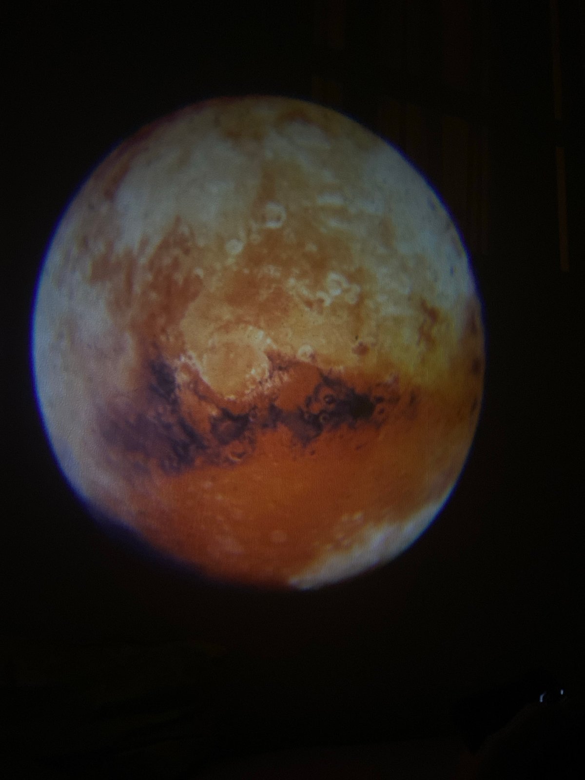 Planetary projections and educational materials observed in Saint Petersburg