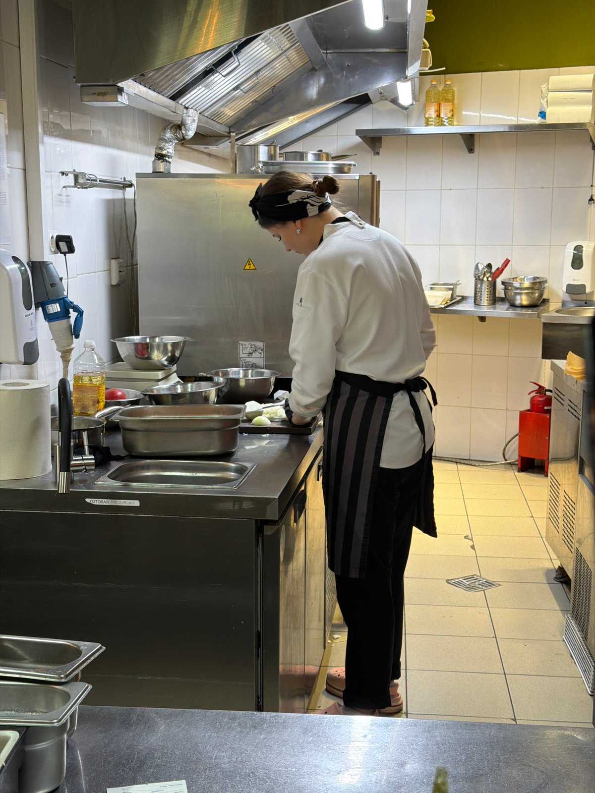 Morning prep at entertainment complex in Sirius, Russia