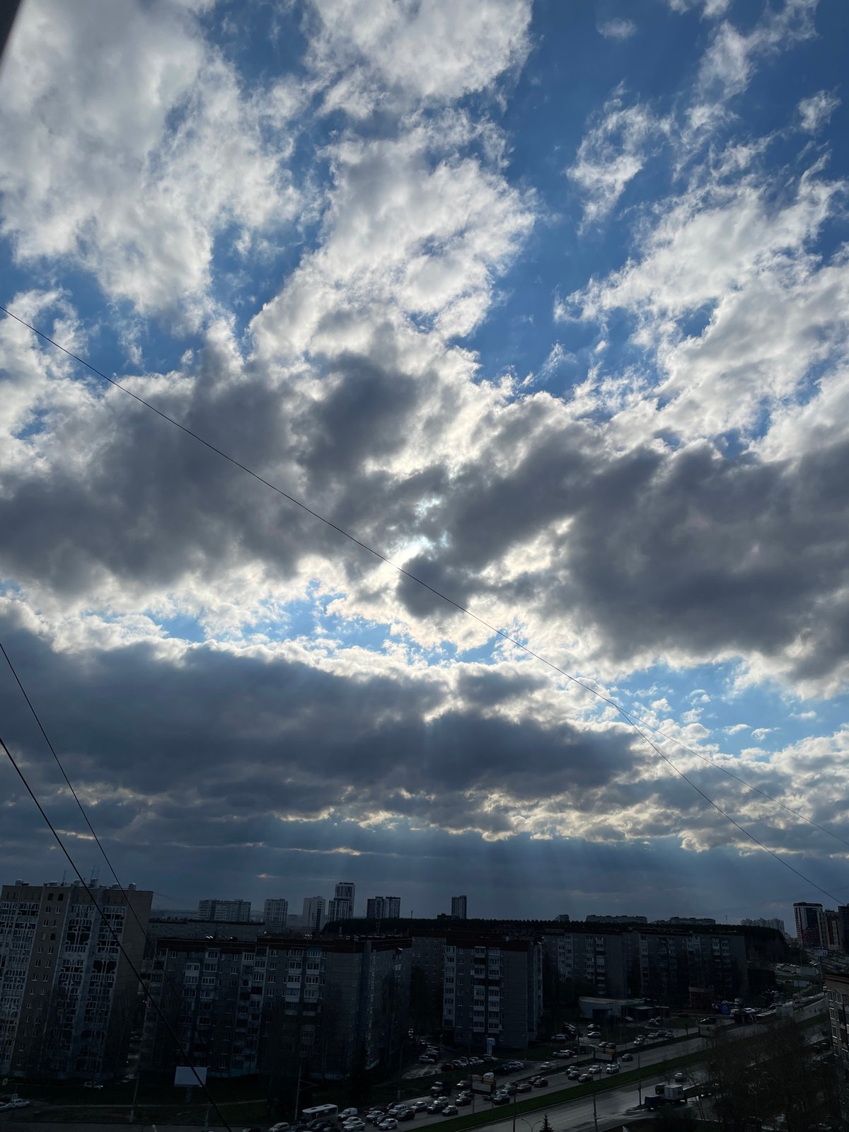 Spring afternoon snapshots captured across residential Izhevsk, Russia