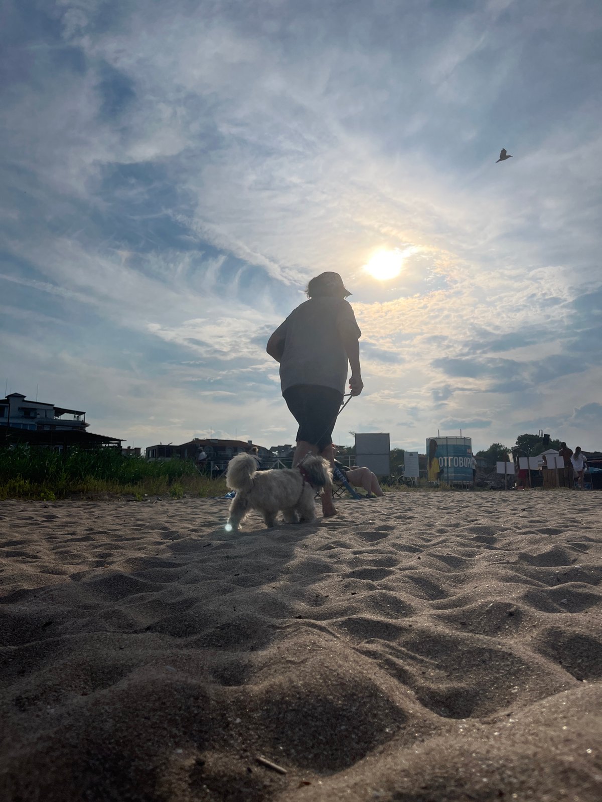 Afternoon beach scene in Lozenets, Bulgaria