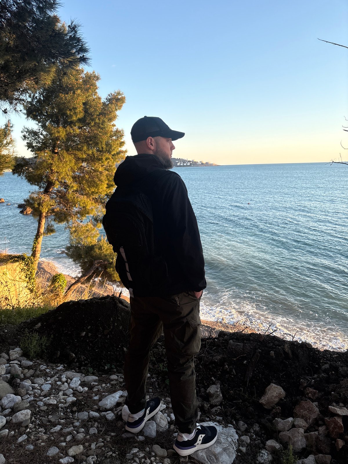 Coastal Montenegro memories: selfies, beaches, and construction sites