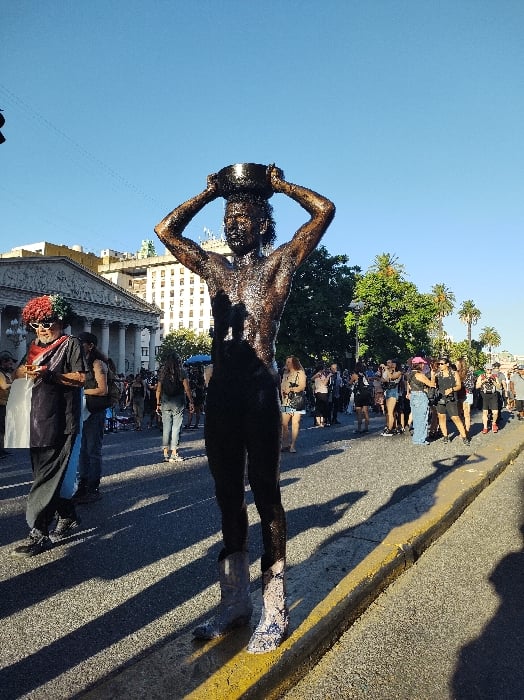 Pride march and protest draws thousands in Buenos Aires